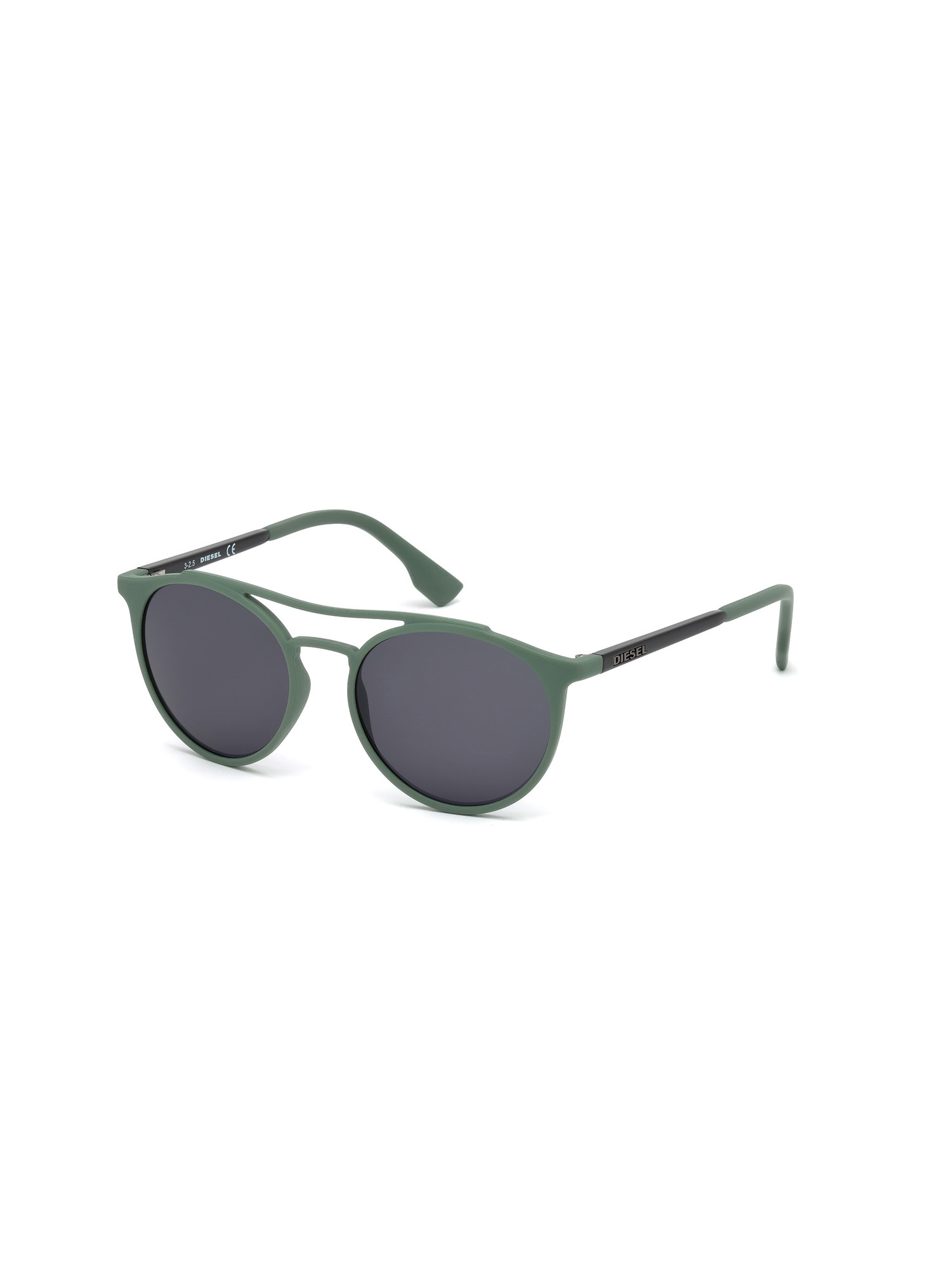 Diesel - DM0195, Unisex's Lightweight eyewear with double bridge in Dark Green - 4