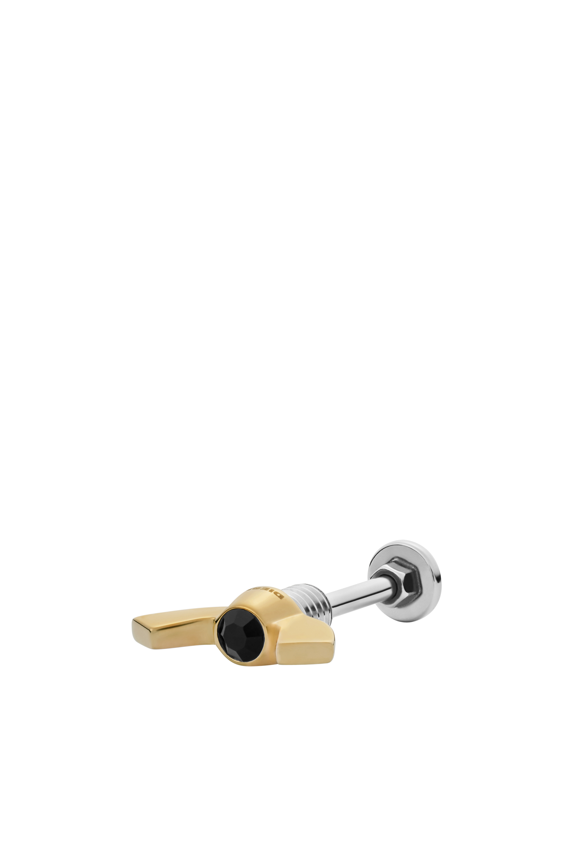 Diesel - DX1315, Unisex's Gold-tone stainless steel single stud earring in Gold - 1