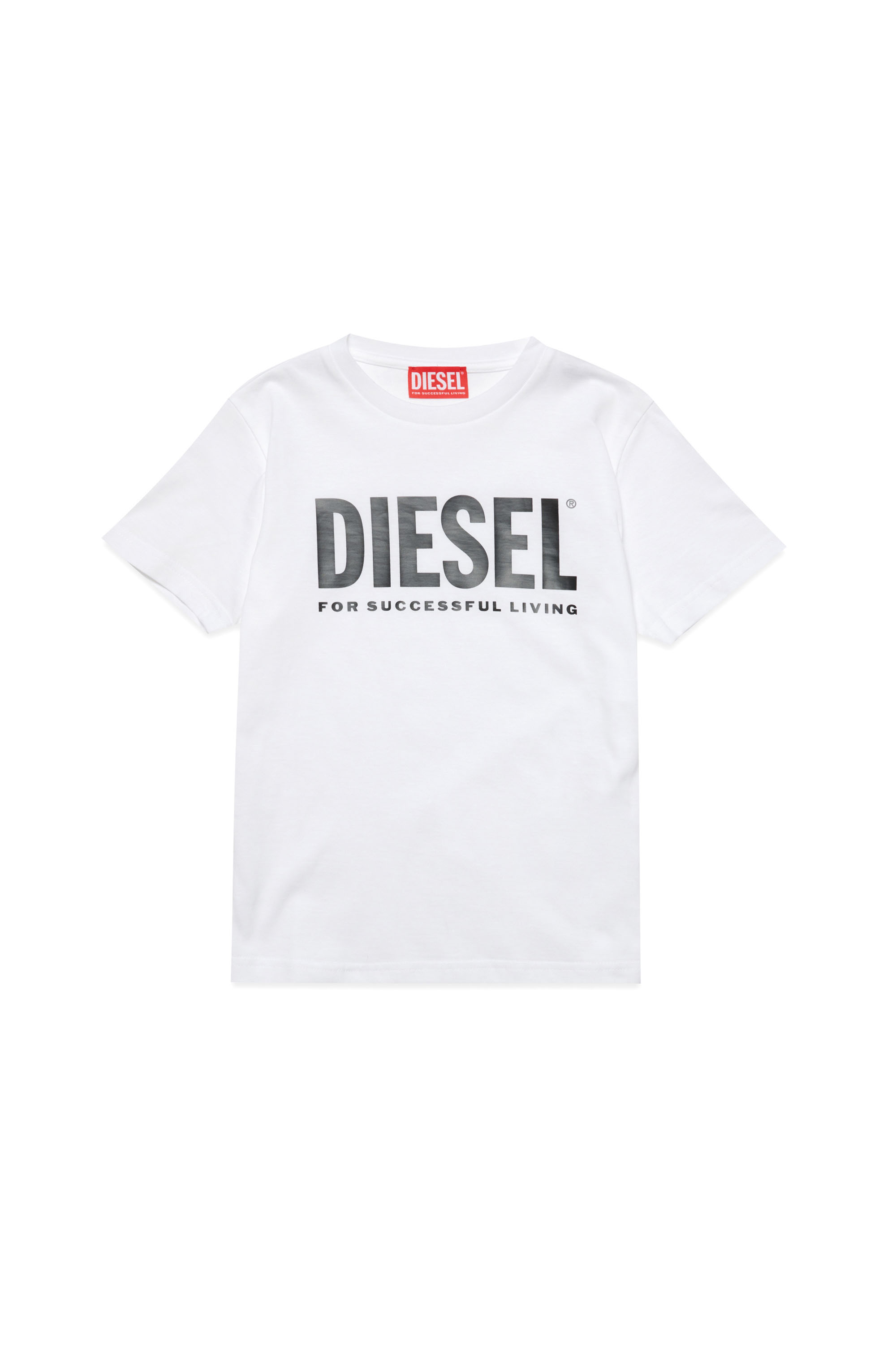 Diesel - LTGIM DI, Man's T-shirt with logo print in White - 1