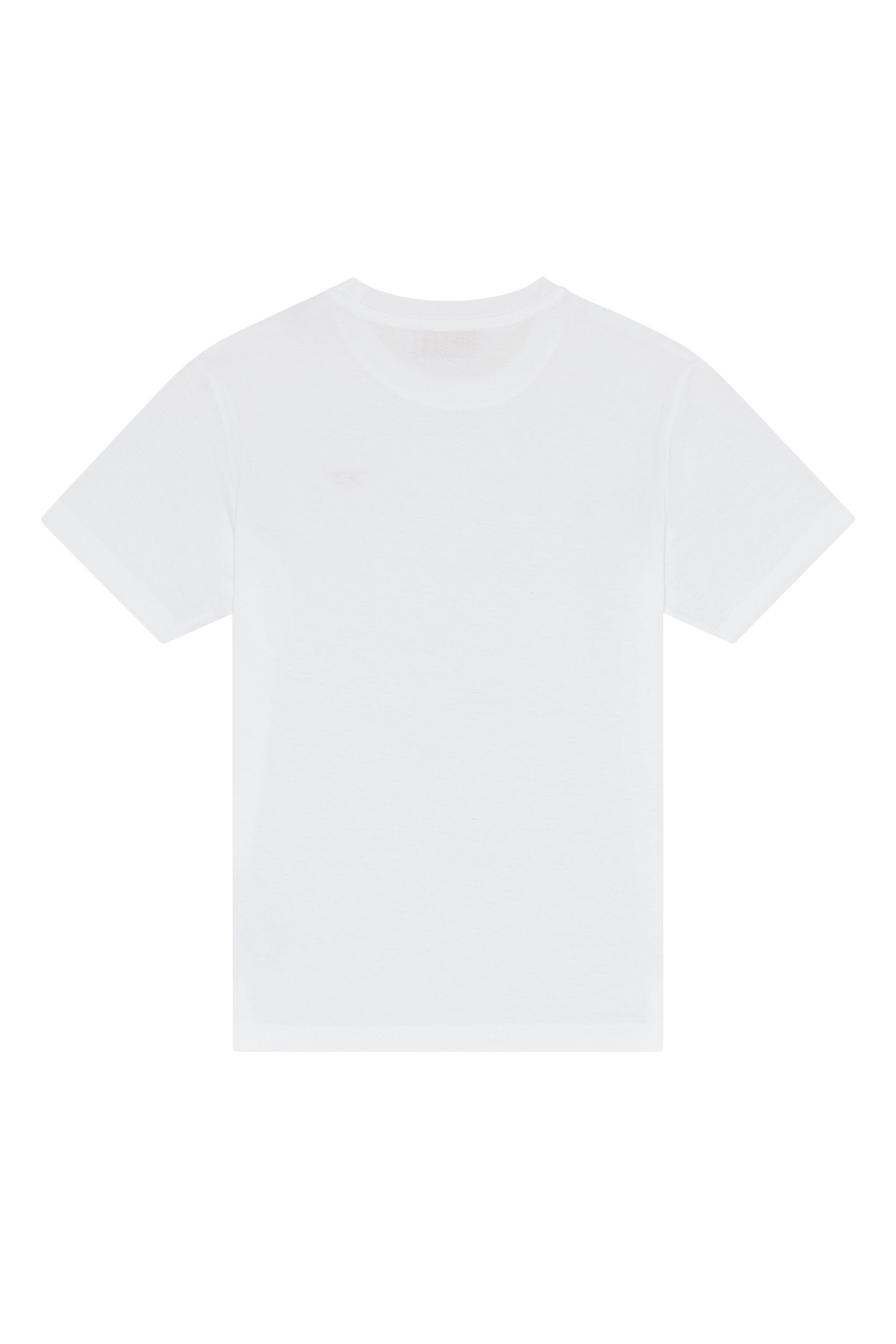 Diesel - LTGIM D, Man's Cotton T-shirt with D logo in White - 2