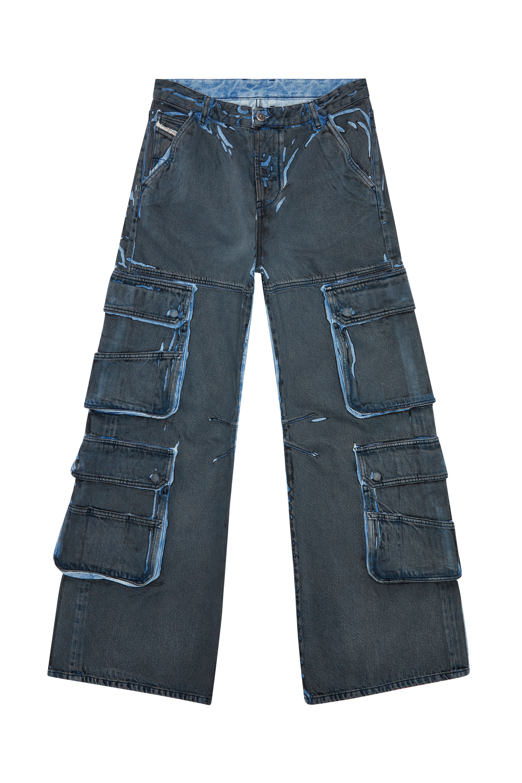 Diesel - Woman's Relaxed Jeans 1996 D-Sire 09K45, Dark Blue - 3