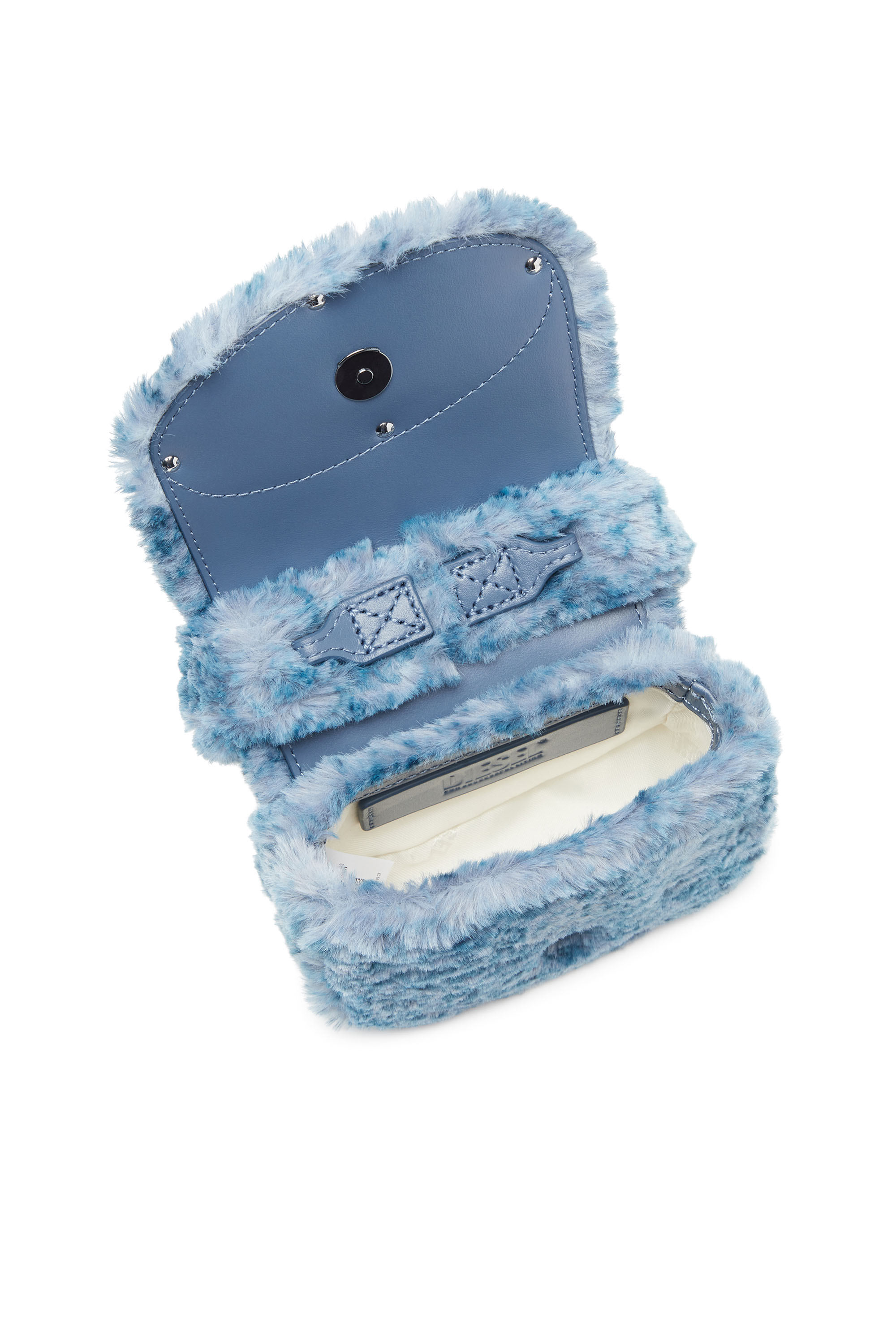Diesel - 1DR XS, Woman's 1DR Xs-Fluffy iconic mini bag in Blue - 4