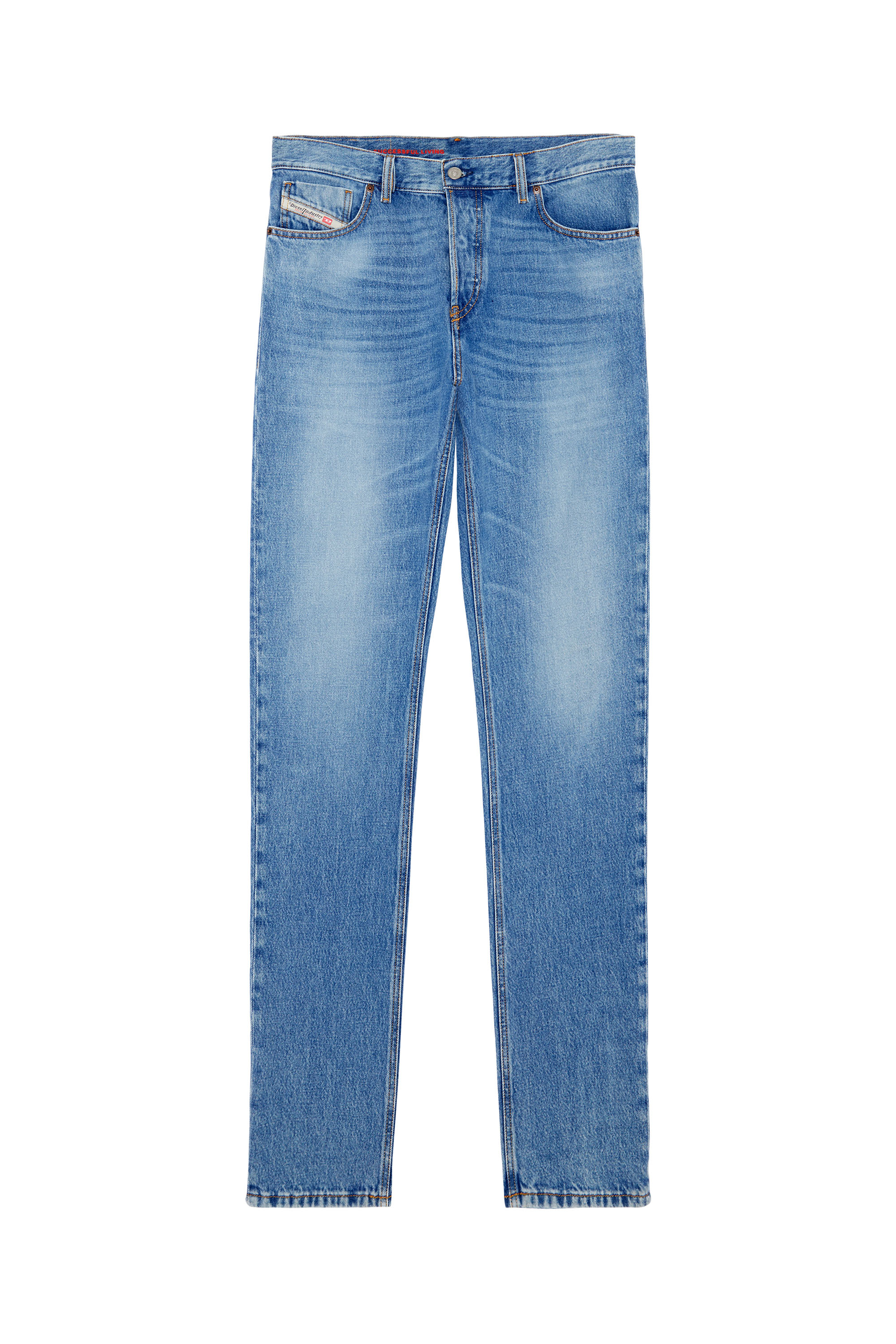Diesel - Straight Jeans 1995 D-Sark 09C15, Man's Straight Jeans - 1995 D-Sark in Light Blue - 3