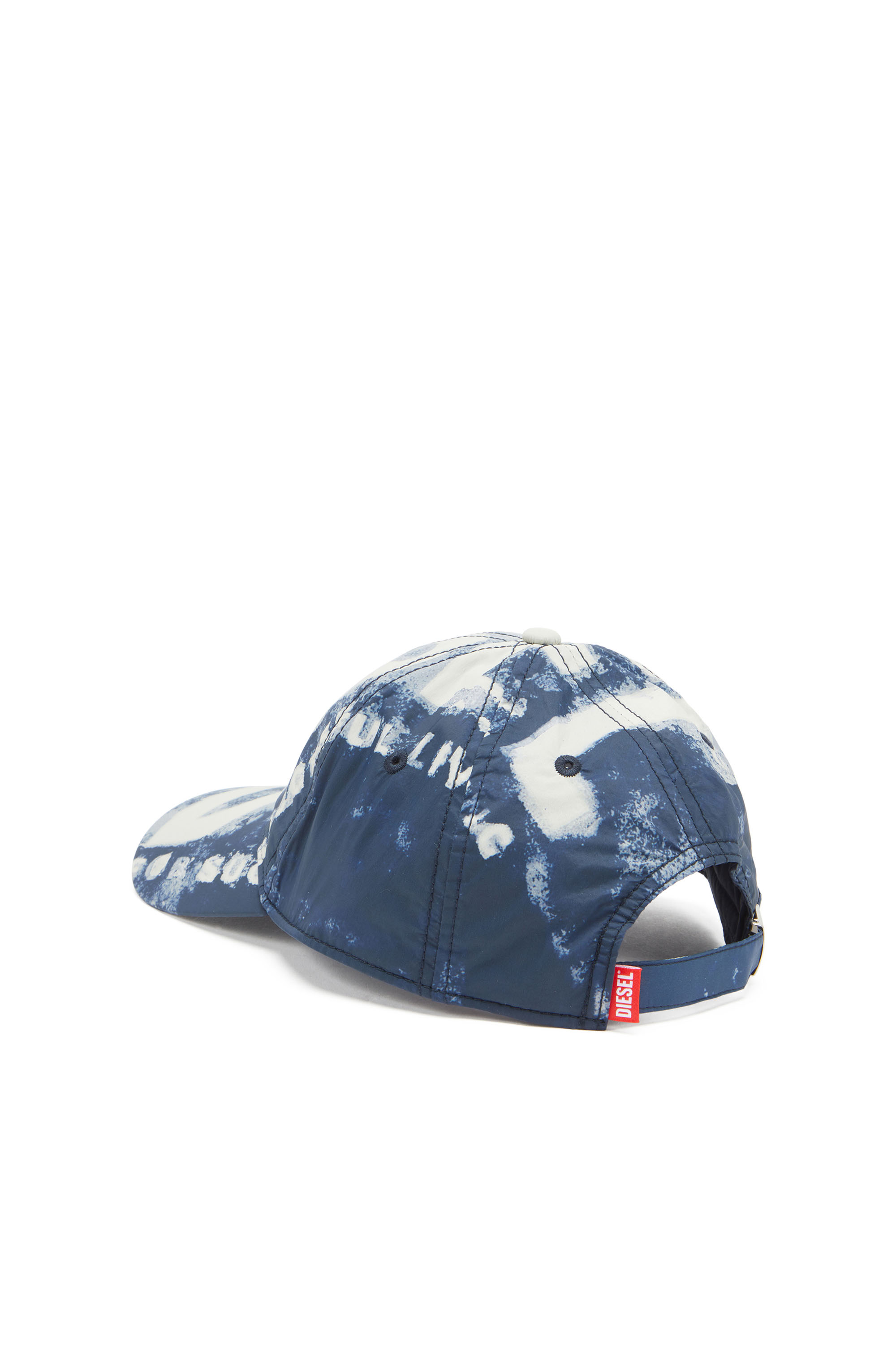 Diesel - C-EWAN-NY, Man's Nylon baseball cap with Super Logo in Dark Blue - 2