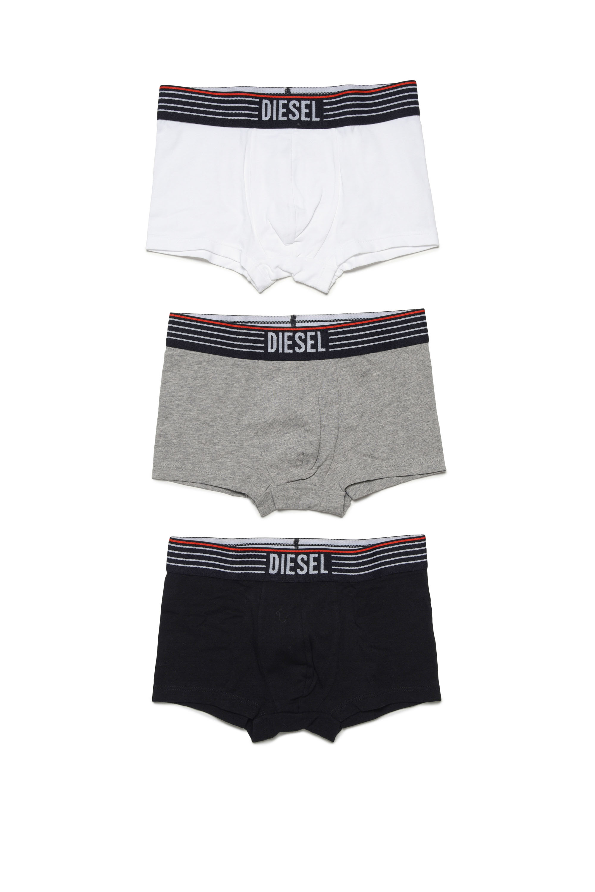 Diesel - UM-UDAMIENTHREEPACK-DPL, Man's Pack of 3 boxer briefs in mixed colours in Black/Grey - 1
