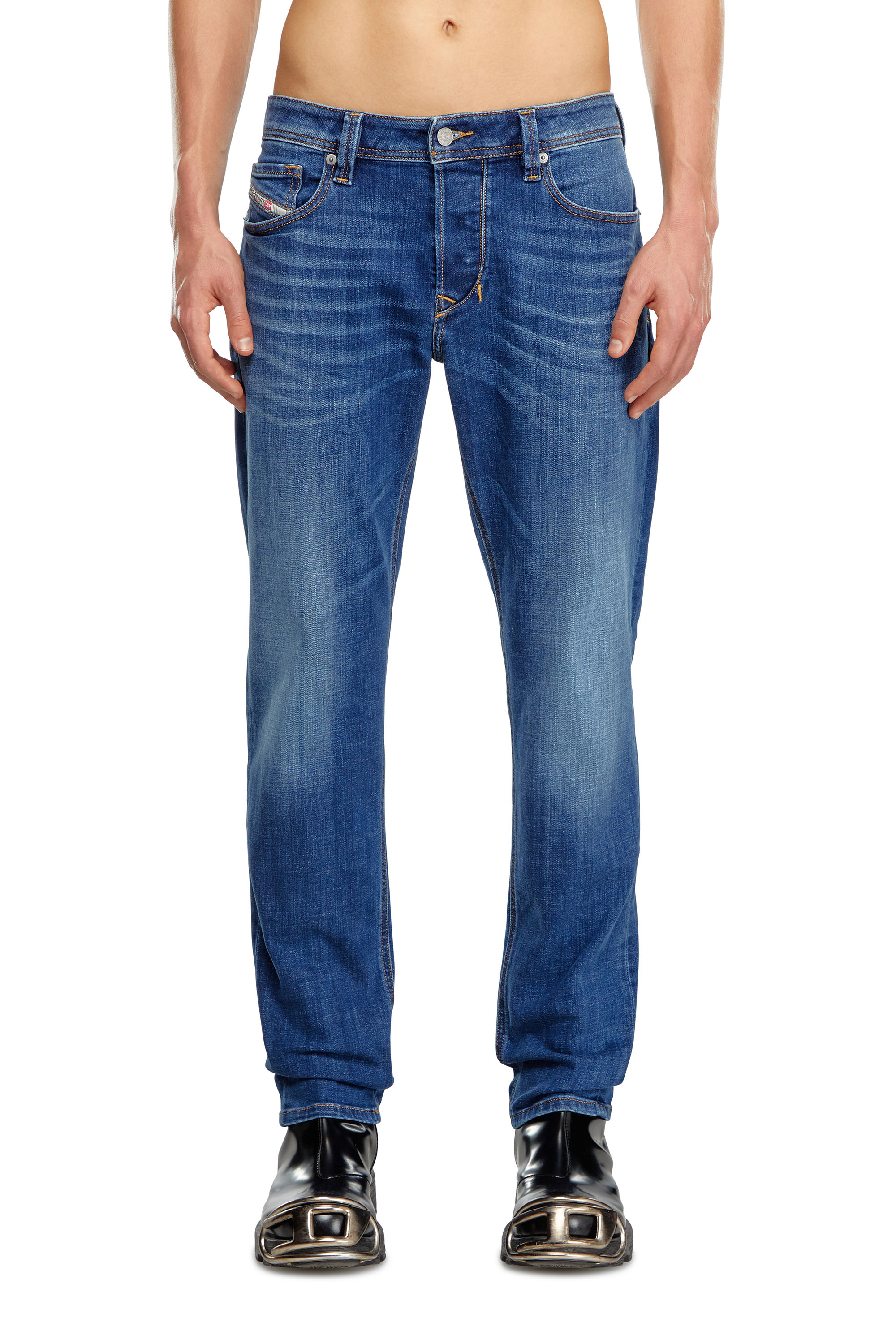 Diesel - Man's Regular Jeans 1986 Larkee-Beex 09K04, Medium blue - 1