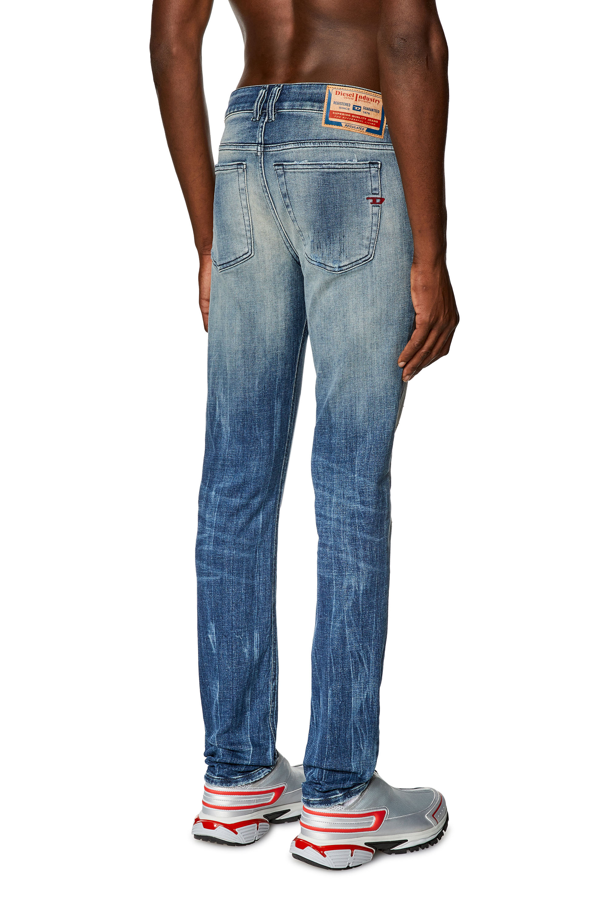 Diesel - Man's Skinny Jeans 1979 Sleenker 09G87, Dark Blue - 4