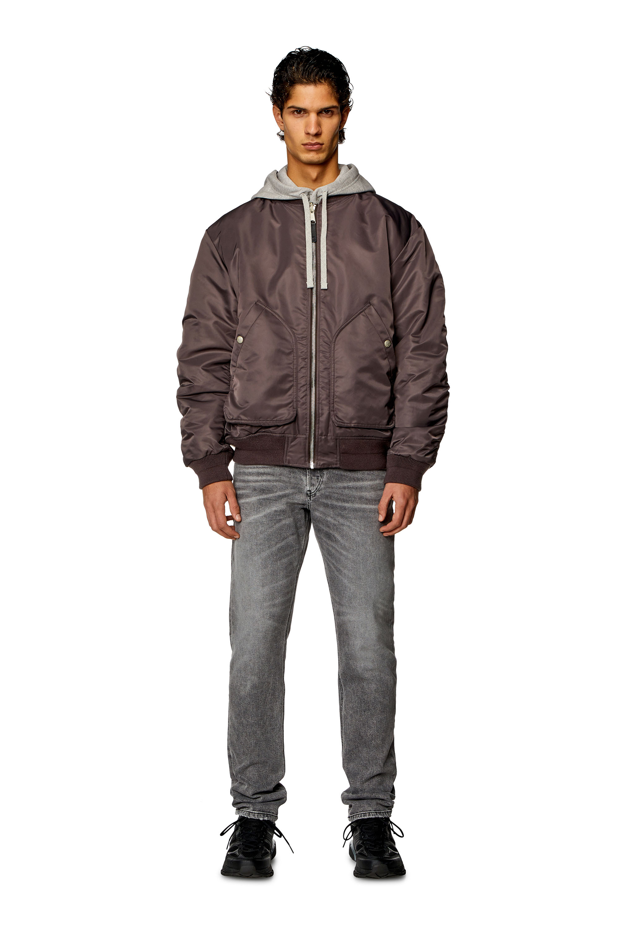Diesel - Man's Slim Jeans 1995 D-Sark 09H47, Grey - 2