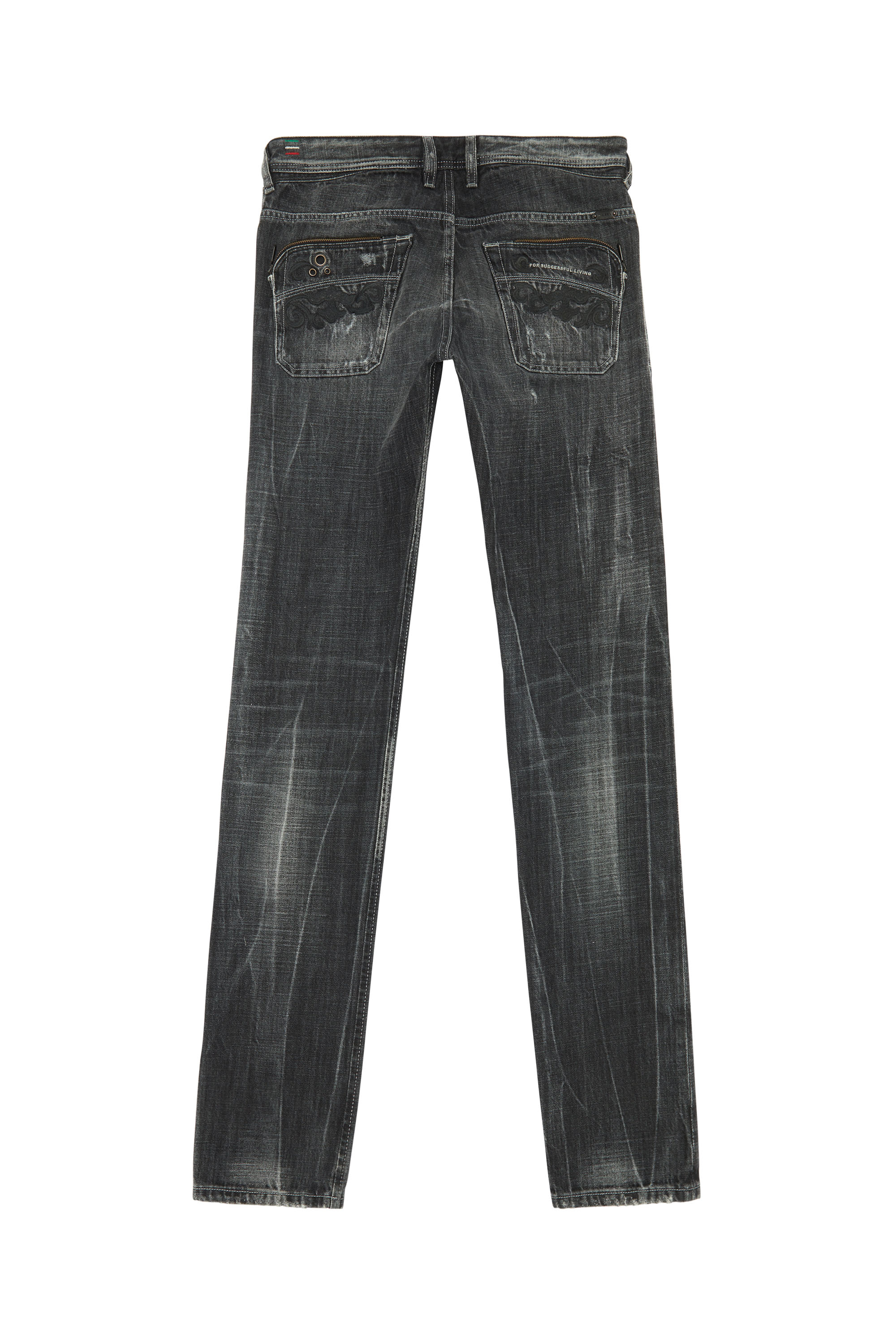 Diesel - POIAK, Man's Man - Jeans Black/Dark grey in Black/Dark grey - 2
