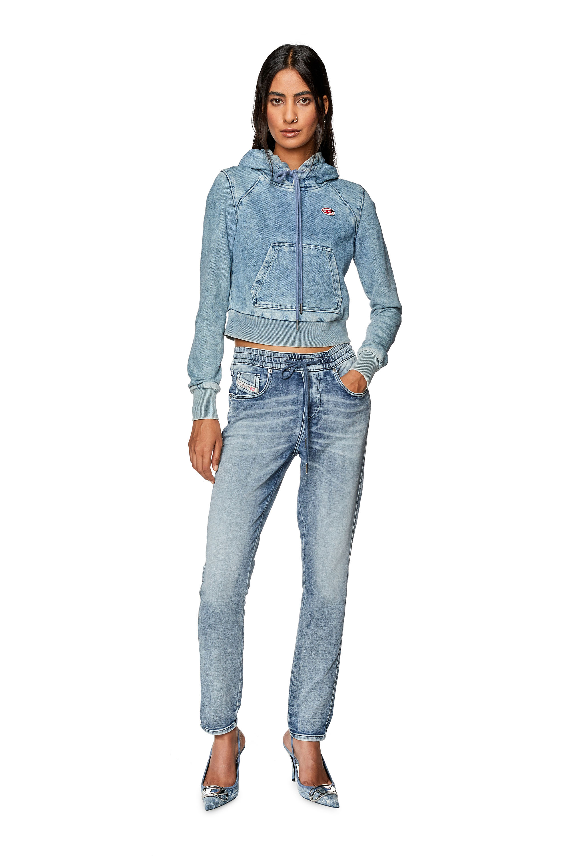 Diesel - Woman's Skinny D-Tail 068FL, Medium blue - 2