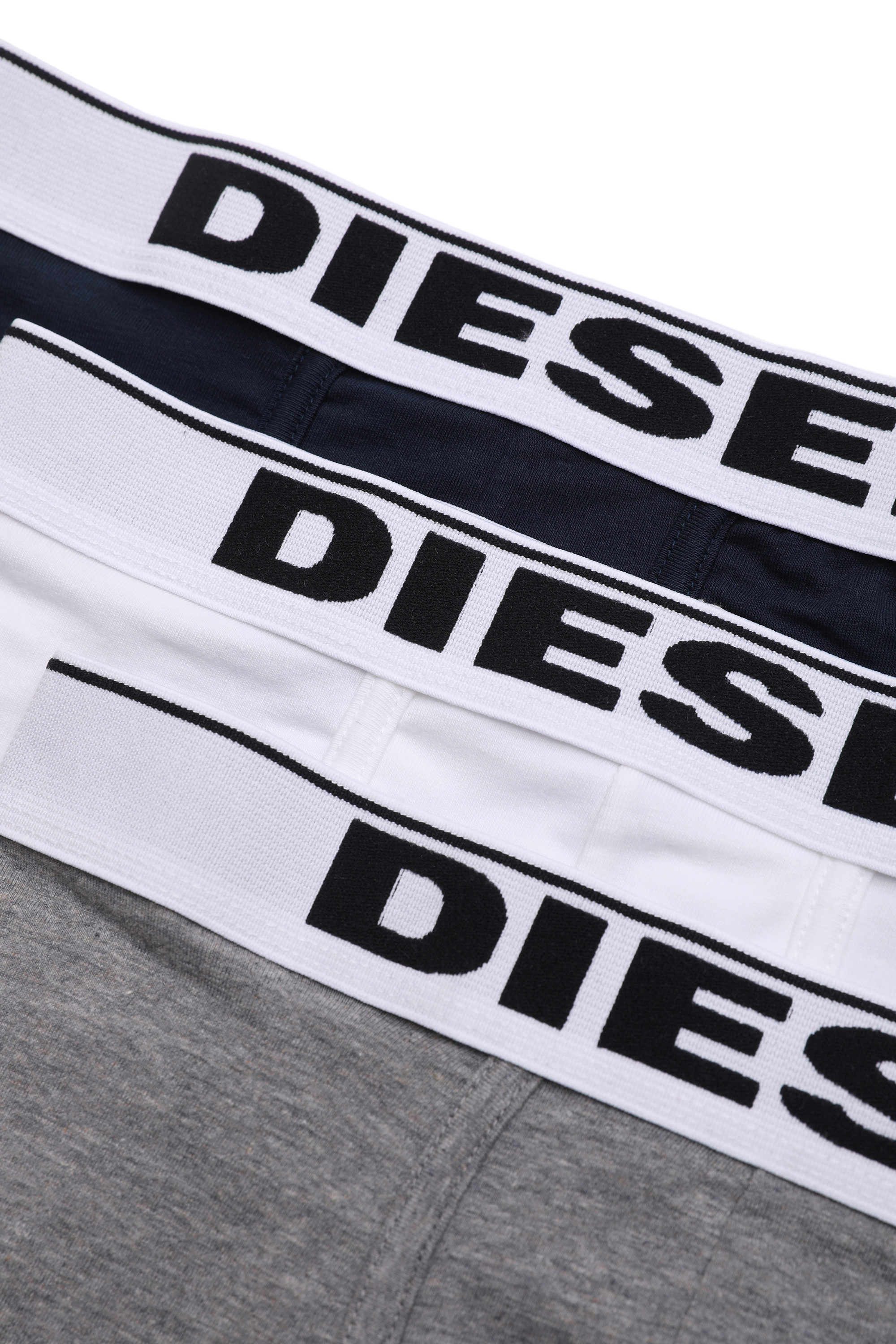 Diesel - UMBX-UDAMIENTHREEPAC, Man's Three-pack of trunks with logo in Multicolor/White - 2