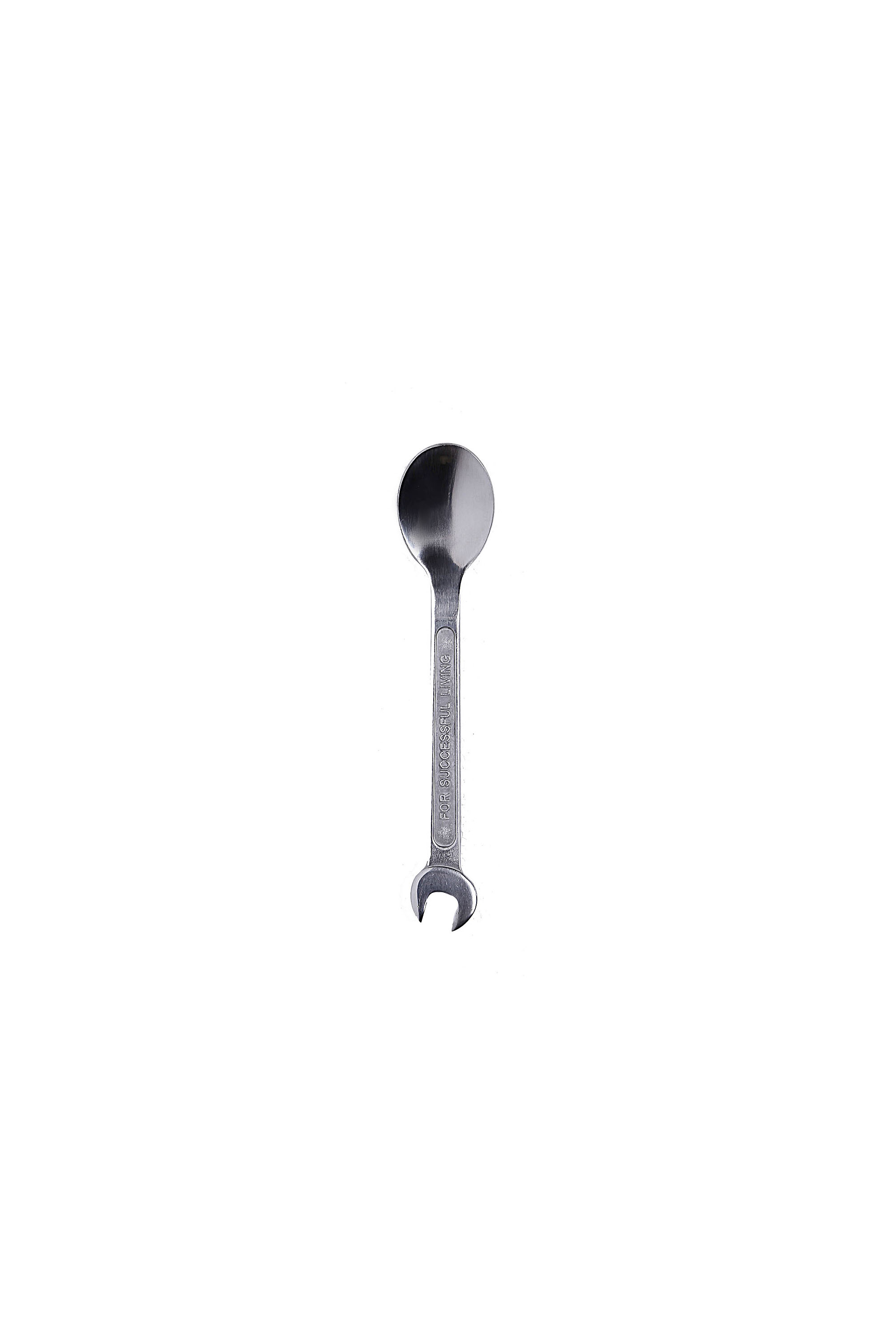 Diesel - 10956 DIY COLLECTION, Unisex's Dessert/coffee/tea spoon in Silver - 1