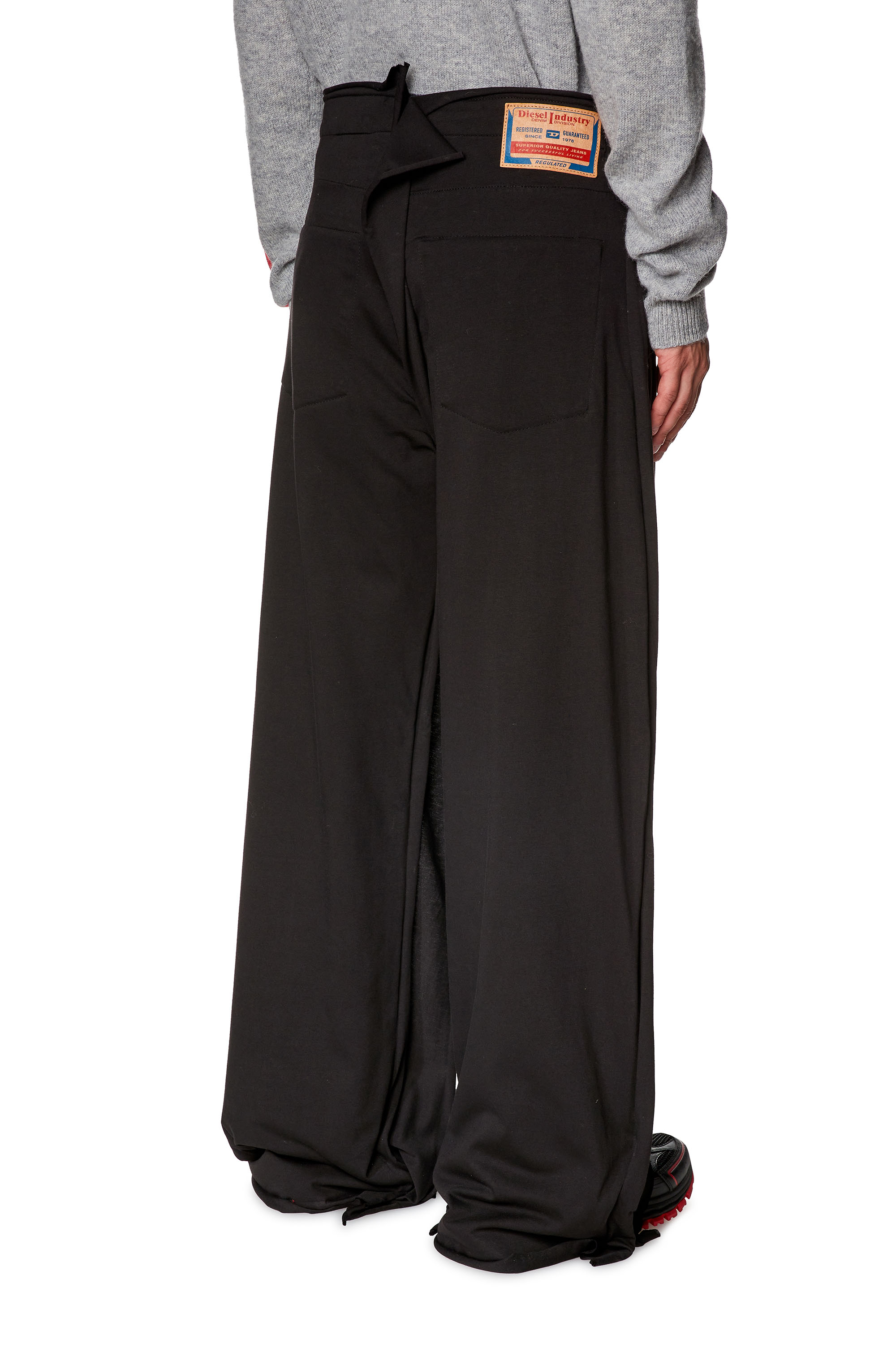 Diesel - Man's Straight Jeans D-Rise 0HLAB, Black/Dark grey - 4