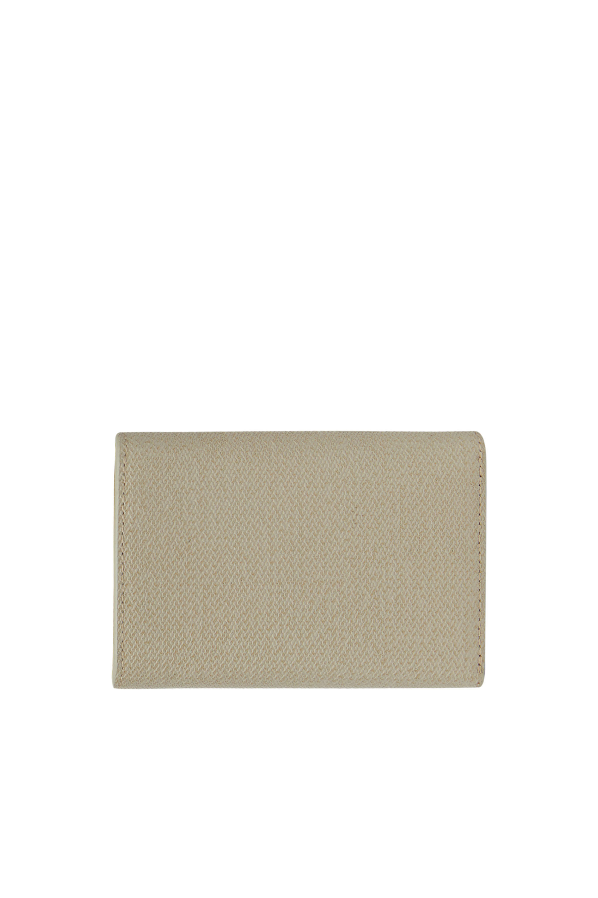 Diesel - TRI-FOLD COIN S, Man's Tri-fold wallet in textured leather in Light Brown - 2