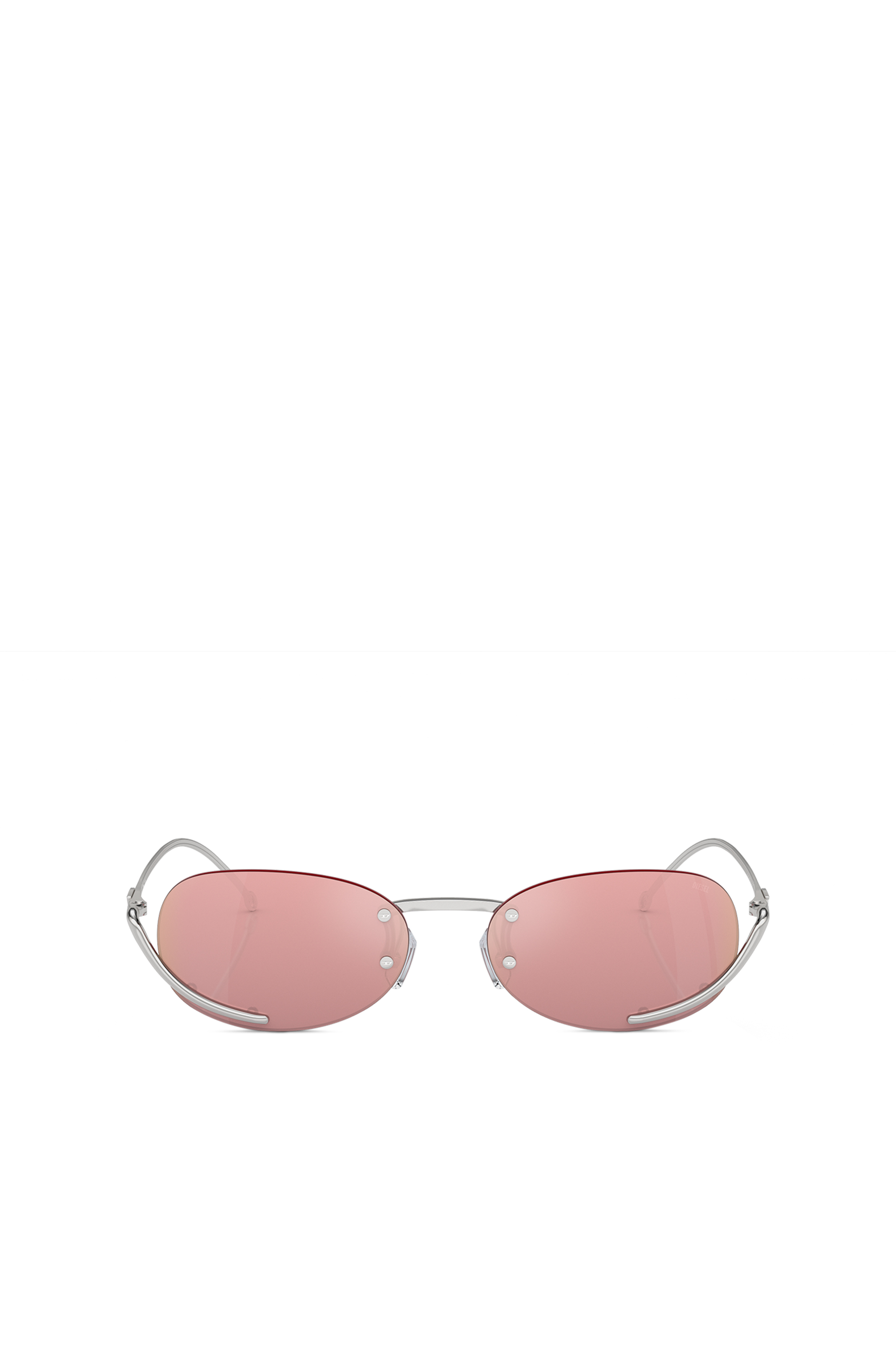 Diesel - 0DL1004, Unisex's Oval sunglasses in Pink - 2
