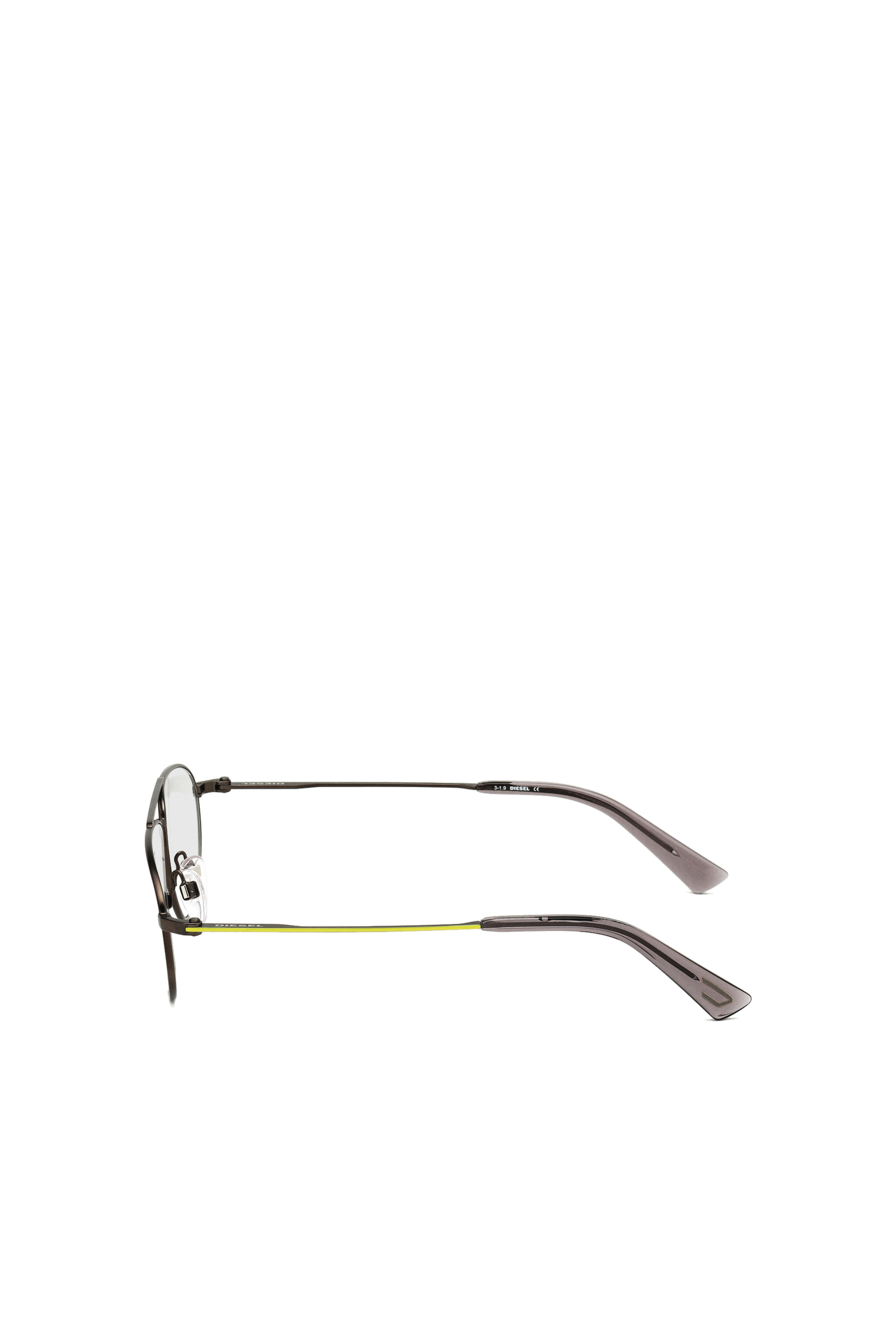 Diesel - DL5359, Man's Metal navigator Eyeglasses in Black - 3