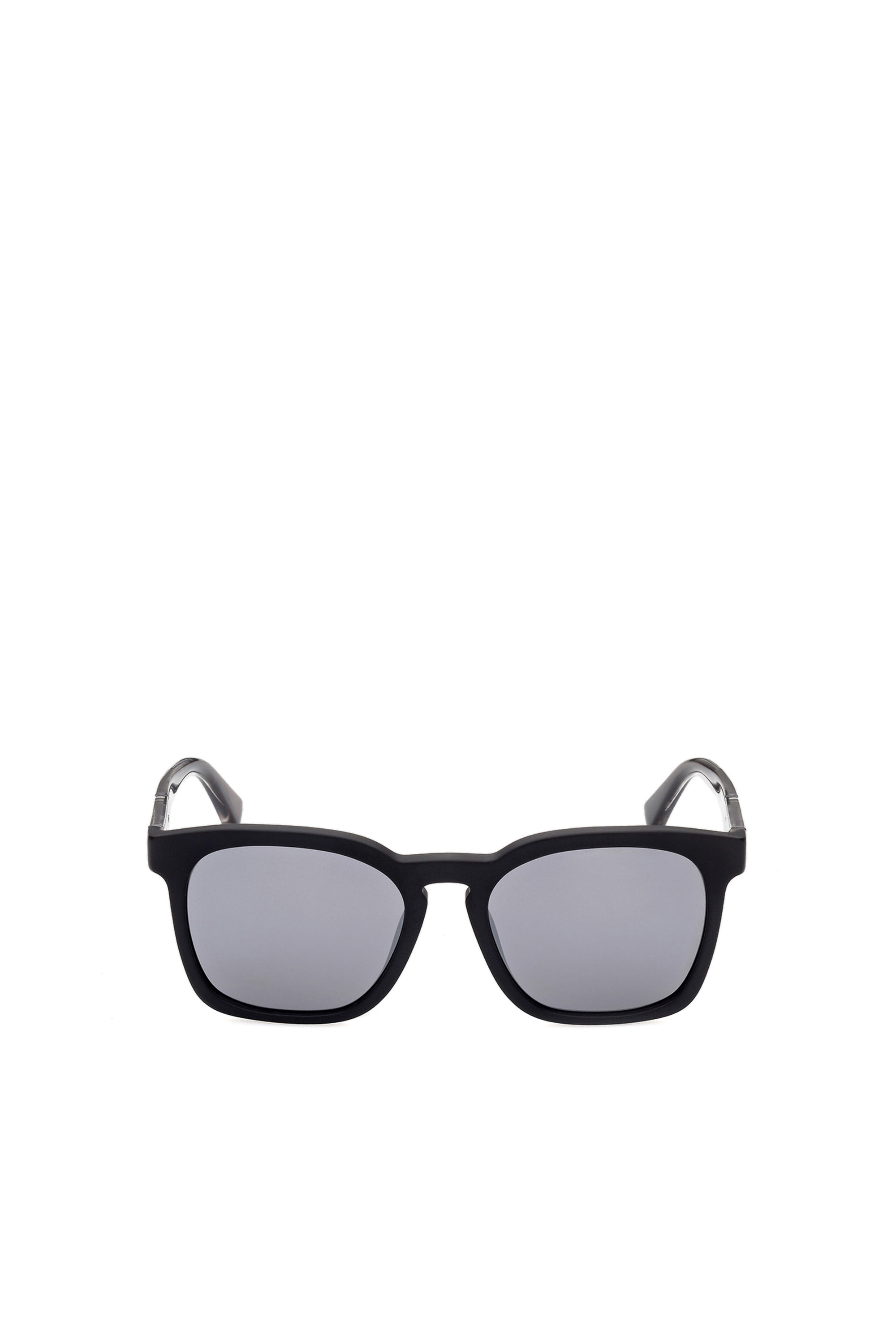 Diesel - DL0342, Unisex's Sunglasses with squared proportions frame in Black/Grey - 2