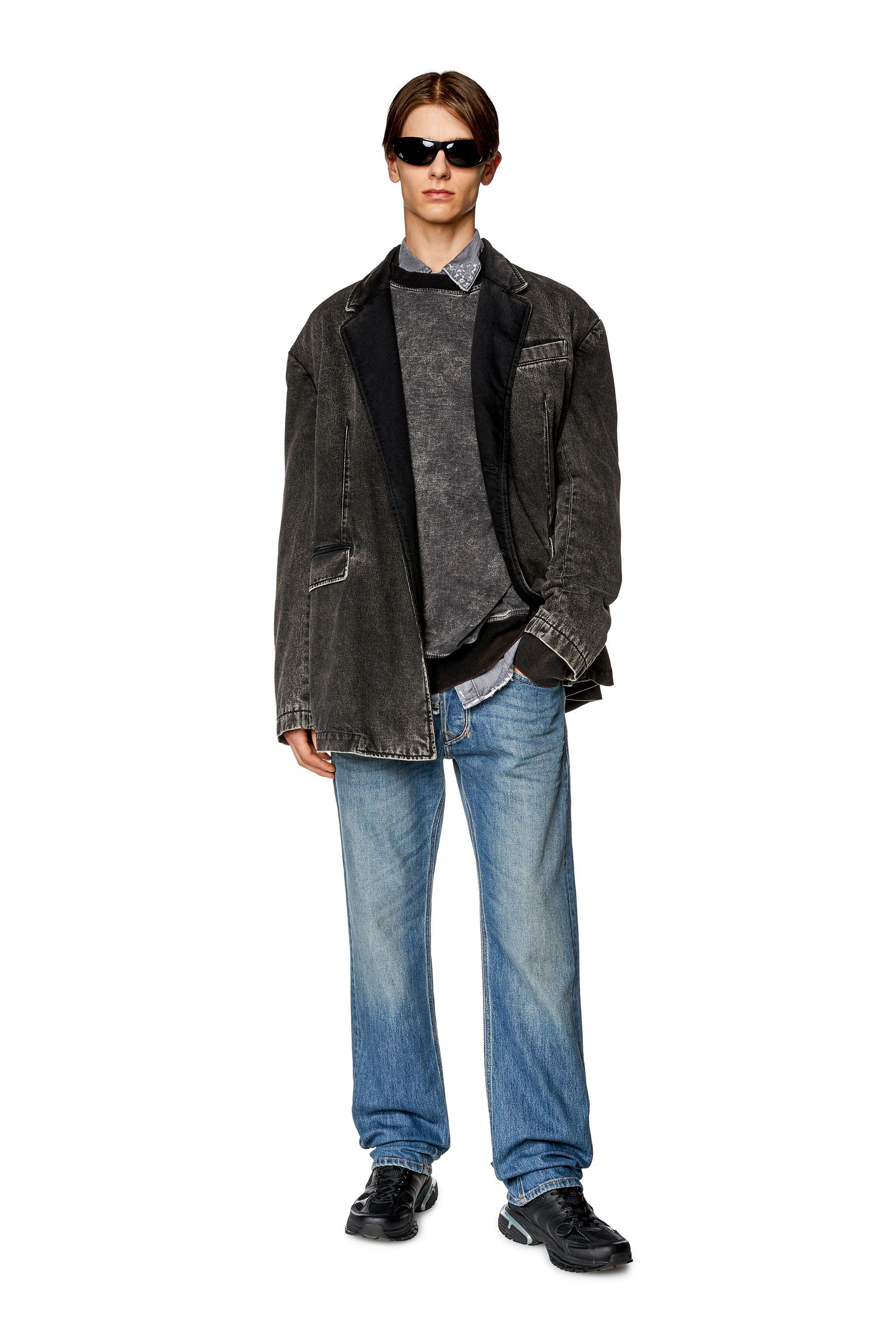 Diesel - Man's Straight Jeans 1985 Larkee 09F88, Medium blue - 2