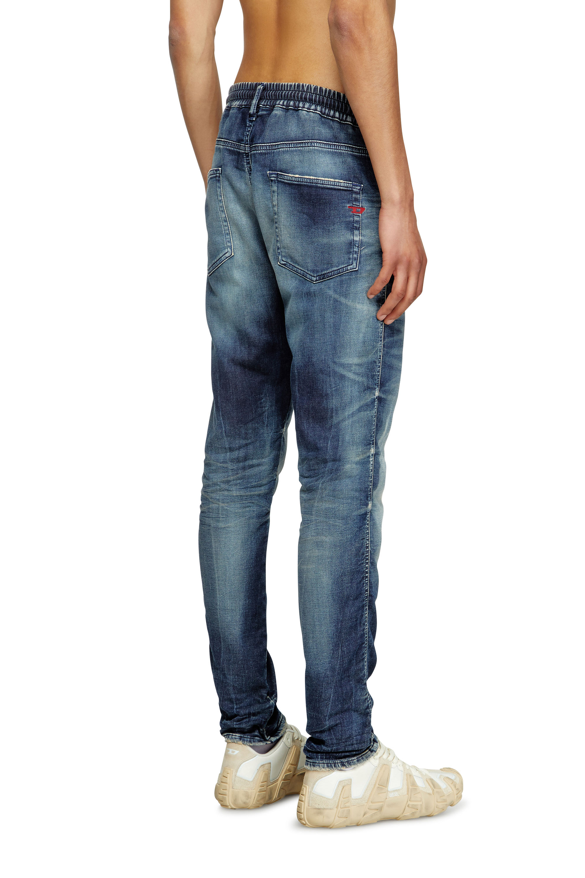 Diesel - Man's Slim 2060 D-Strukt Joggjeans® 068RZ, Dark Blue - 4