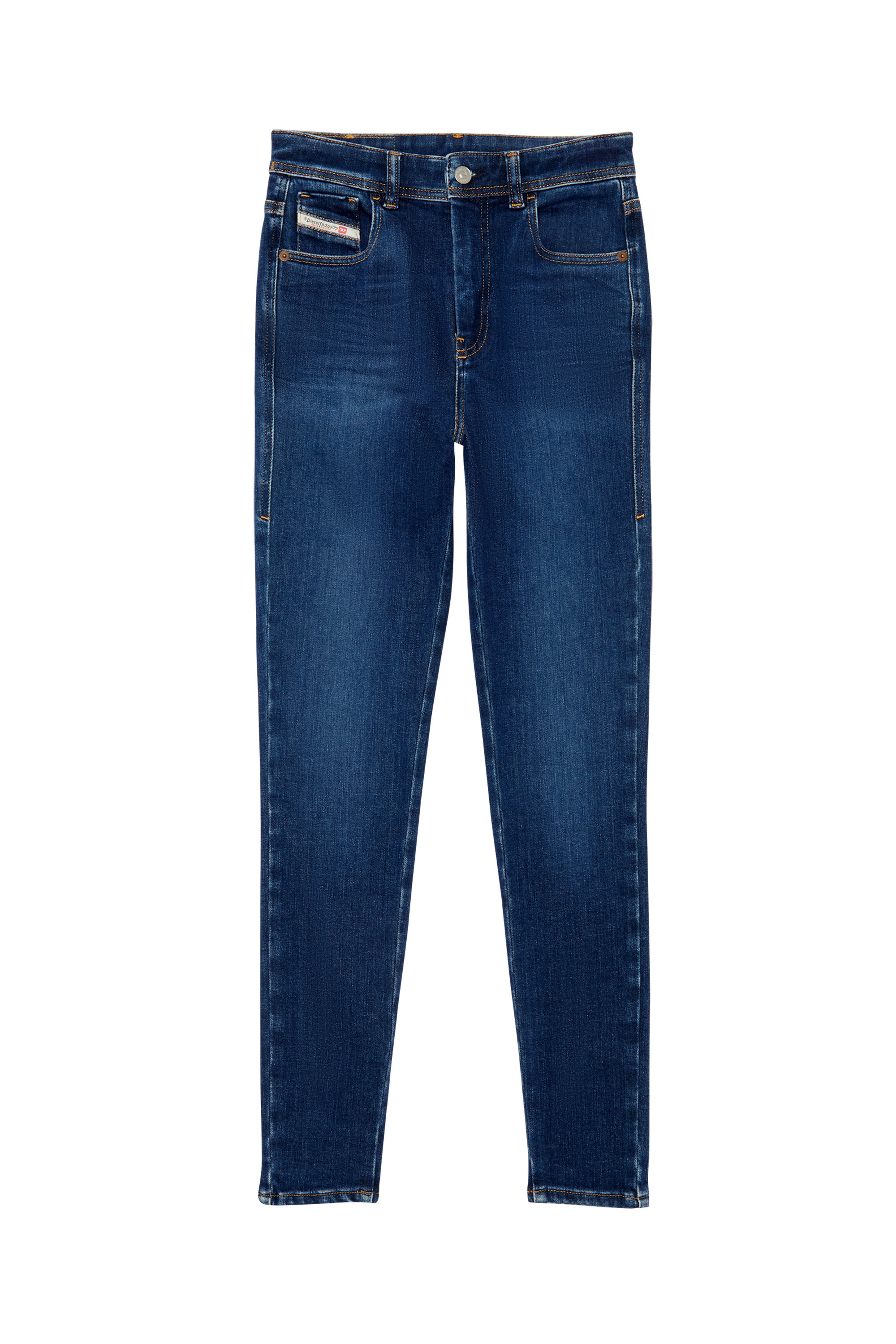 Diesel - Woman's Skinny Jeans 1984 Slandy-High 09C19, Dark Blue - 3