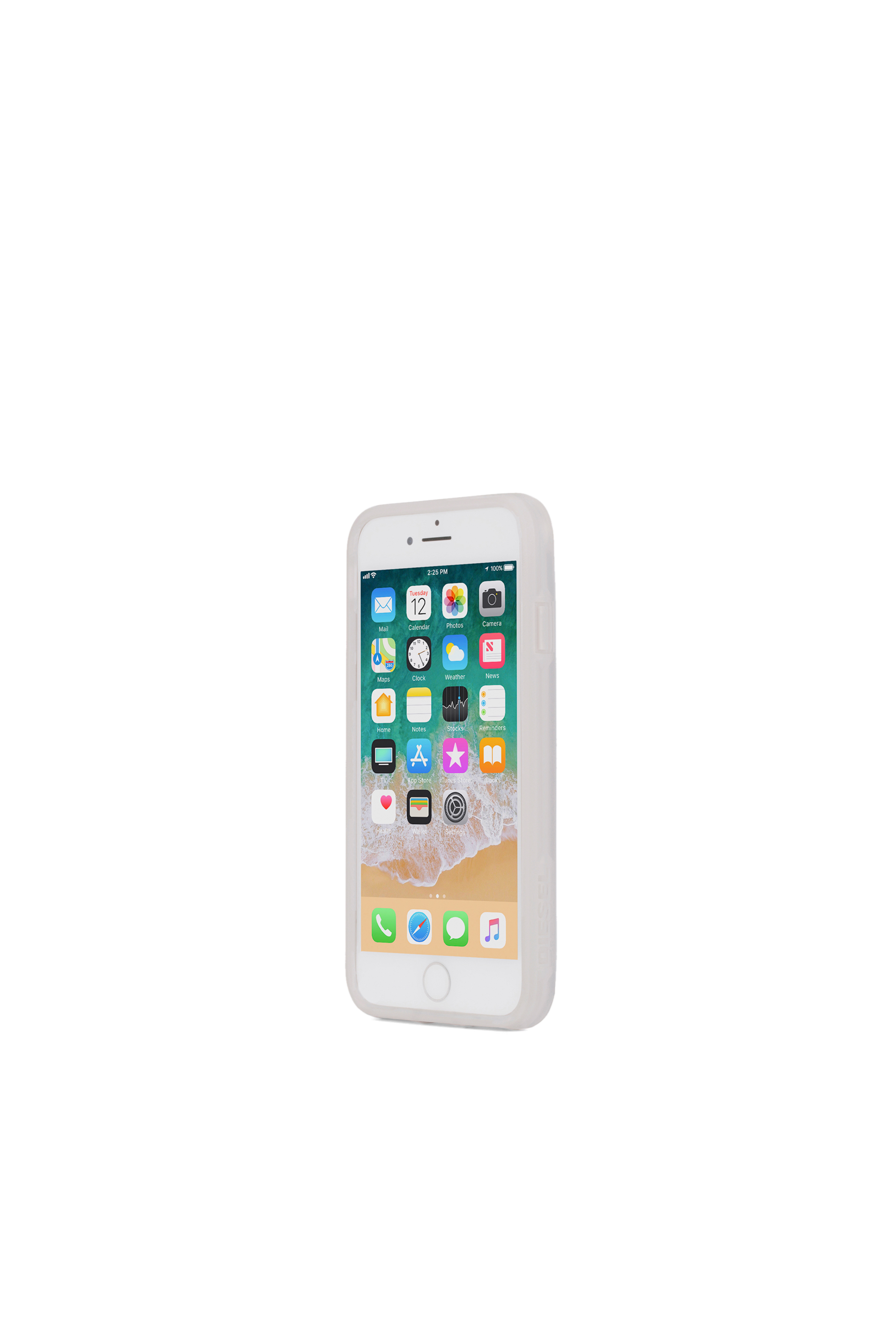 Diesel - BLAH BLAH BLAH IPHONE 8/7/6s/6 CASE, Woman's Trasparent resin case, iPhone 8/7/6s/6 in White - 3