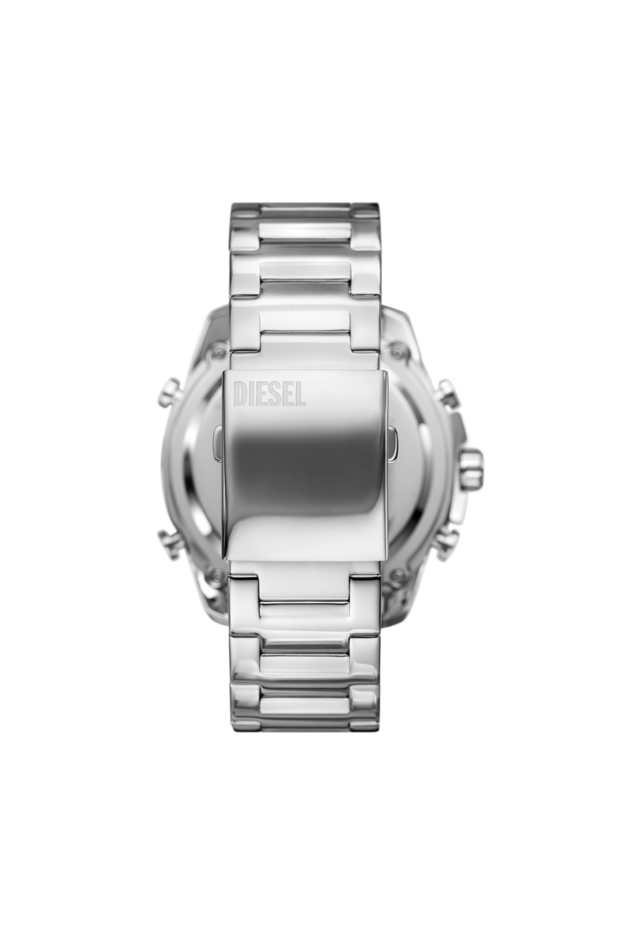 Diesel - DZ4648, Man's Mega Chief ana-digi stainless steel watch in Silver - 2