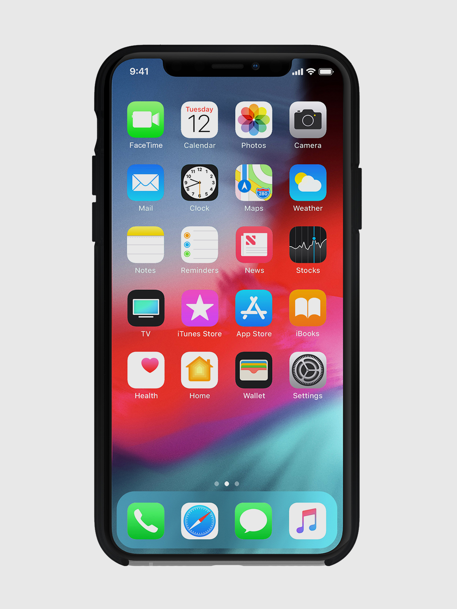Diesel - DIESEL PRINTED CO-MOLD CASE FOR IPHONE XS MAX, Unisex's Distressed logo pattern case, iPhone XS Max in Black - 4