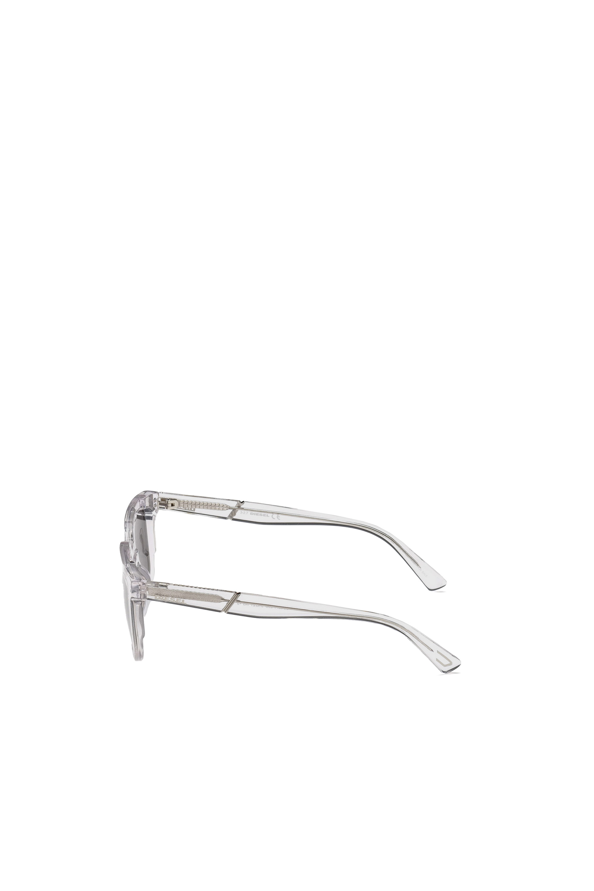 Diesel - DL0271, Man's Masculine square shape eyewear in White - 1