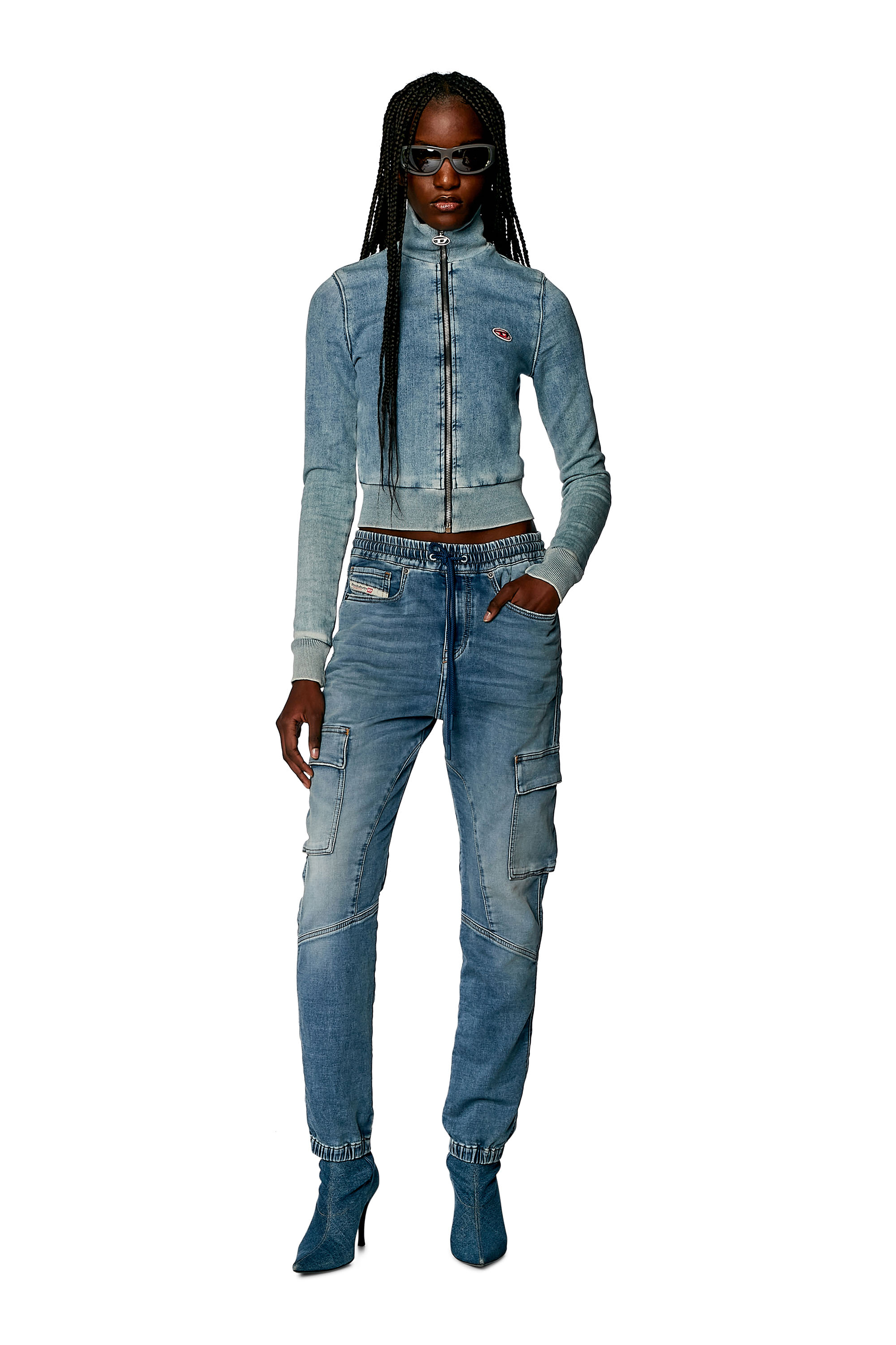 Diesel - Woman's Regular 2051 D-Ursy Joggjeans® 068HW, Light Blue - 2