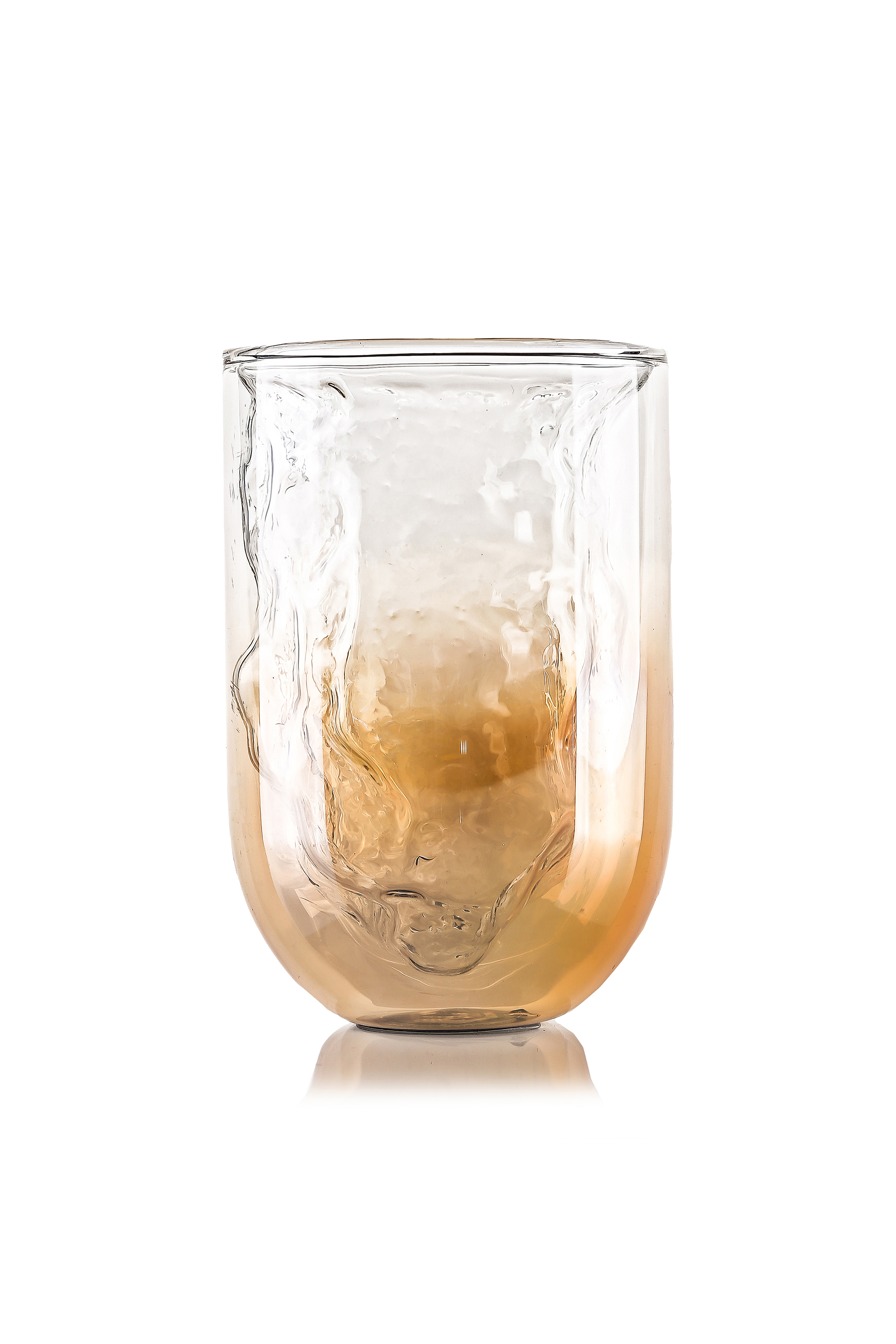 Diesel - 10935 COSMIC DINER, Unisex's Unique elegant glass, ø cm 8,5 / 3.4" in Honey - 1