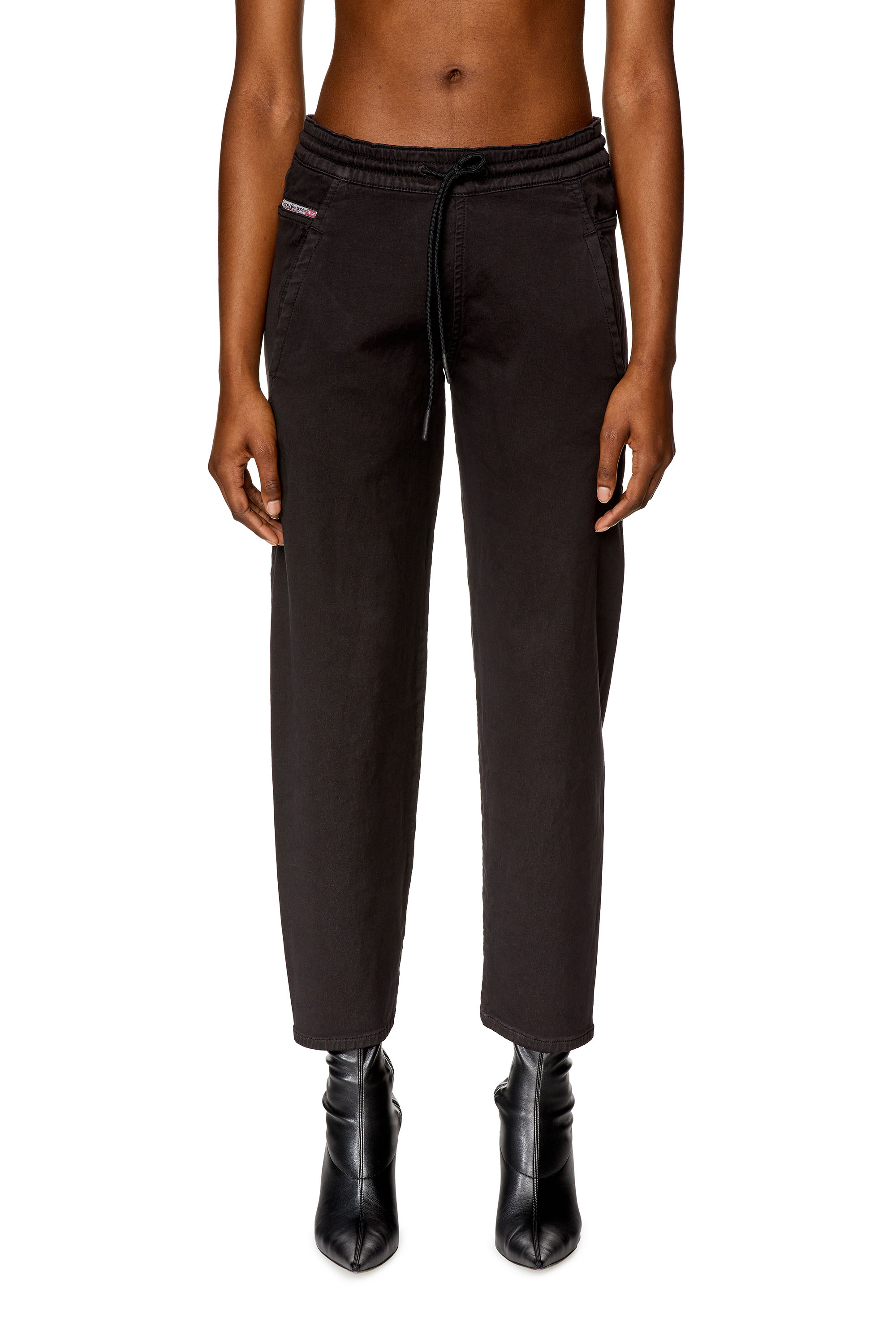 Diesel - Boyfriend 2031 D-Krailey Joggjeans® 068DY, Woman's Boyfriend 2031 D-Krailey Joggjeans® in Black - 1