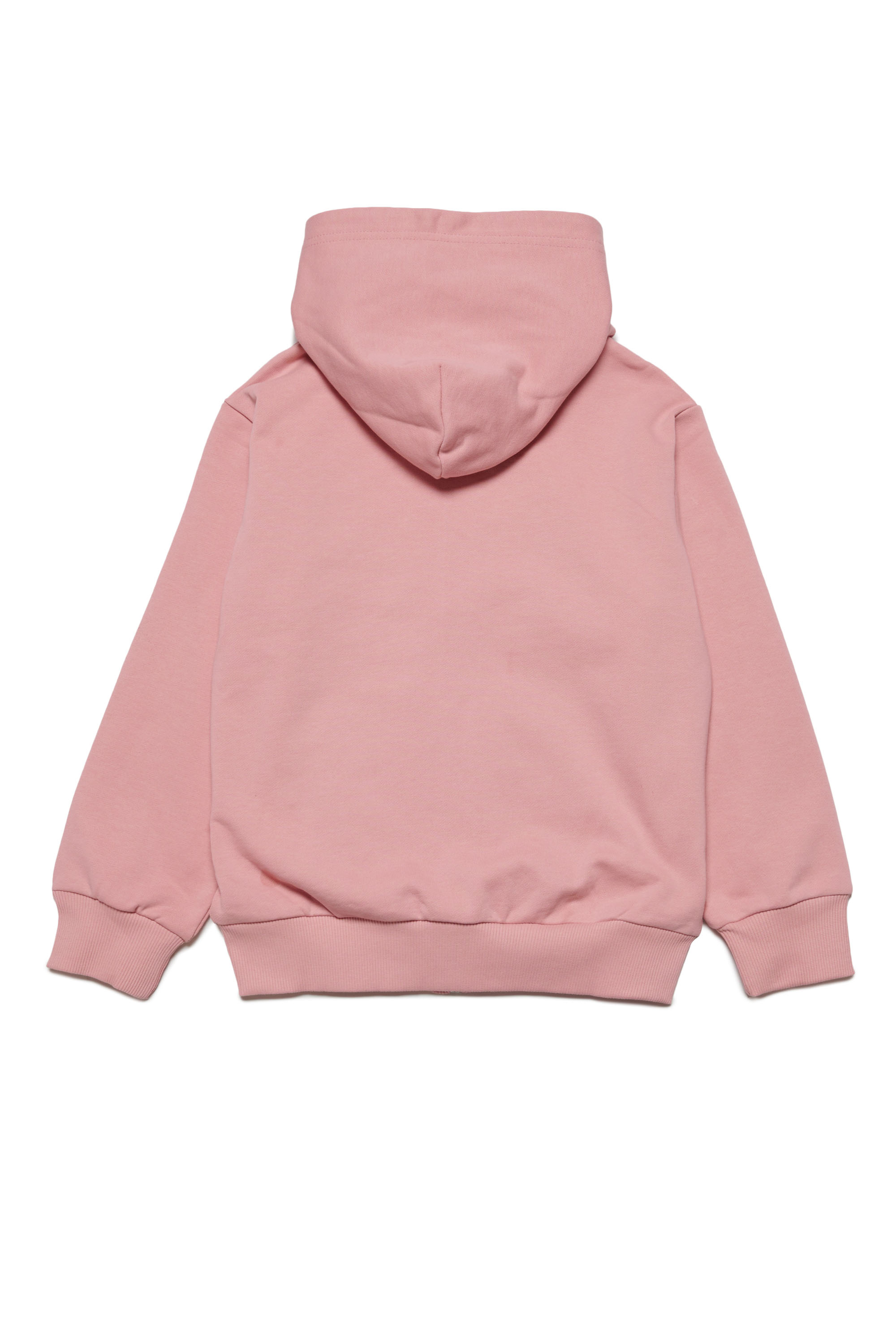 Diesel - LSTEPPIU DI OVER, Unisex's Zip-up hoodie with logo print in Pink - 2