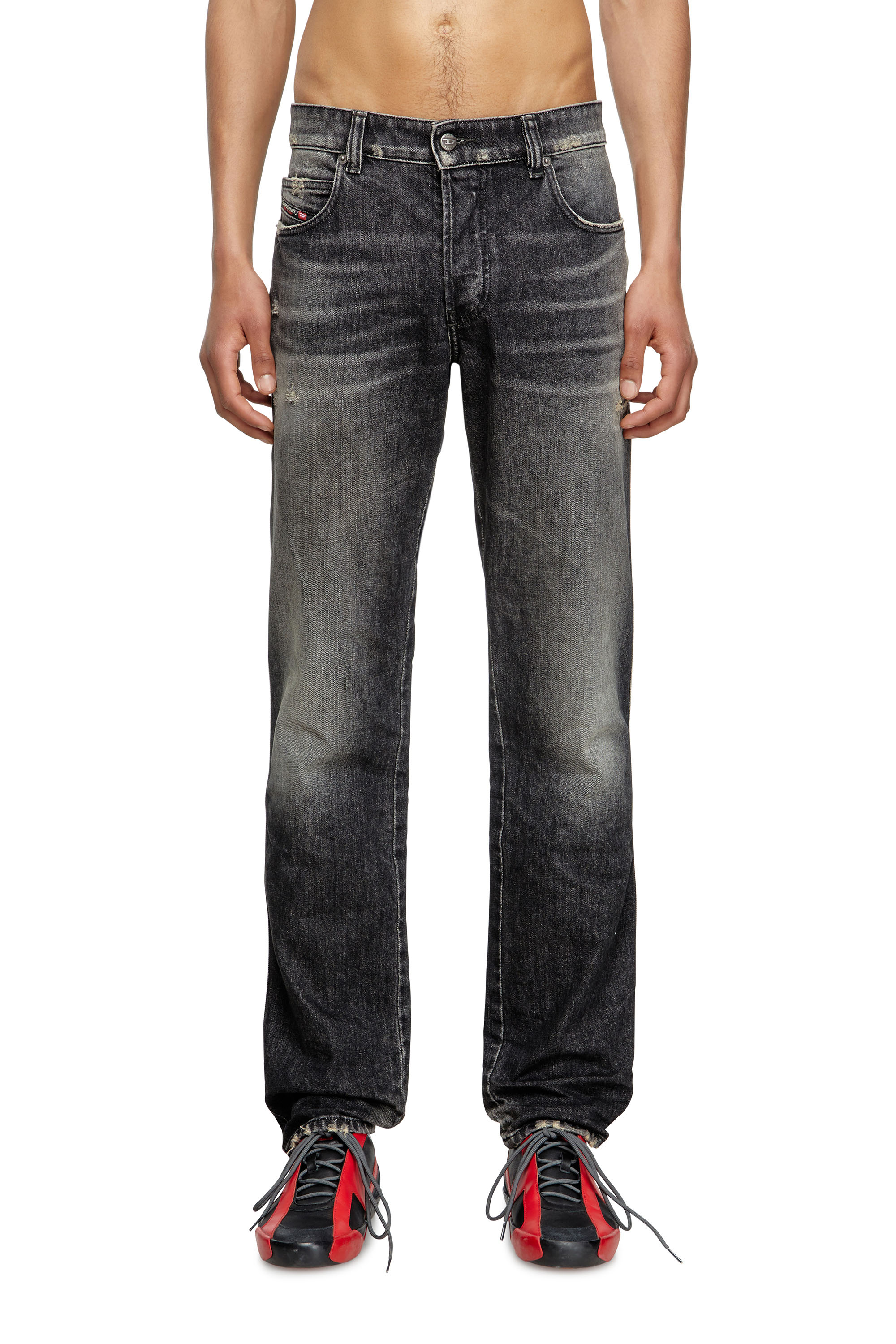 Diesel - Man's Slim Jeans 1993 D-Vyl 09M54, Black/Dark grey - 1
