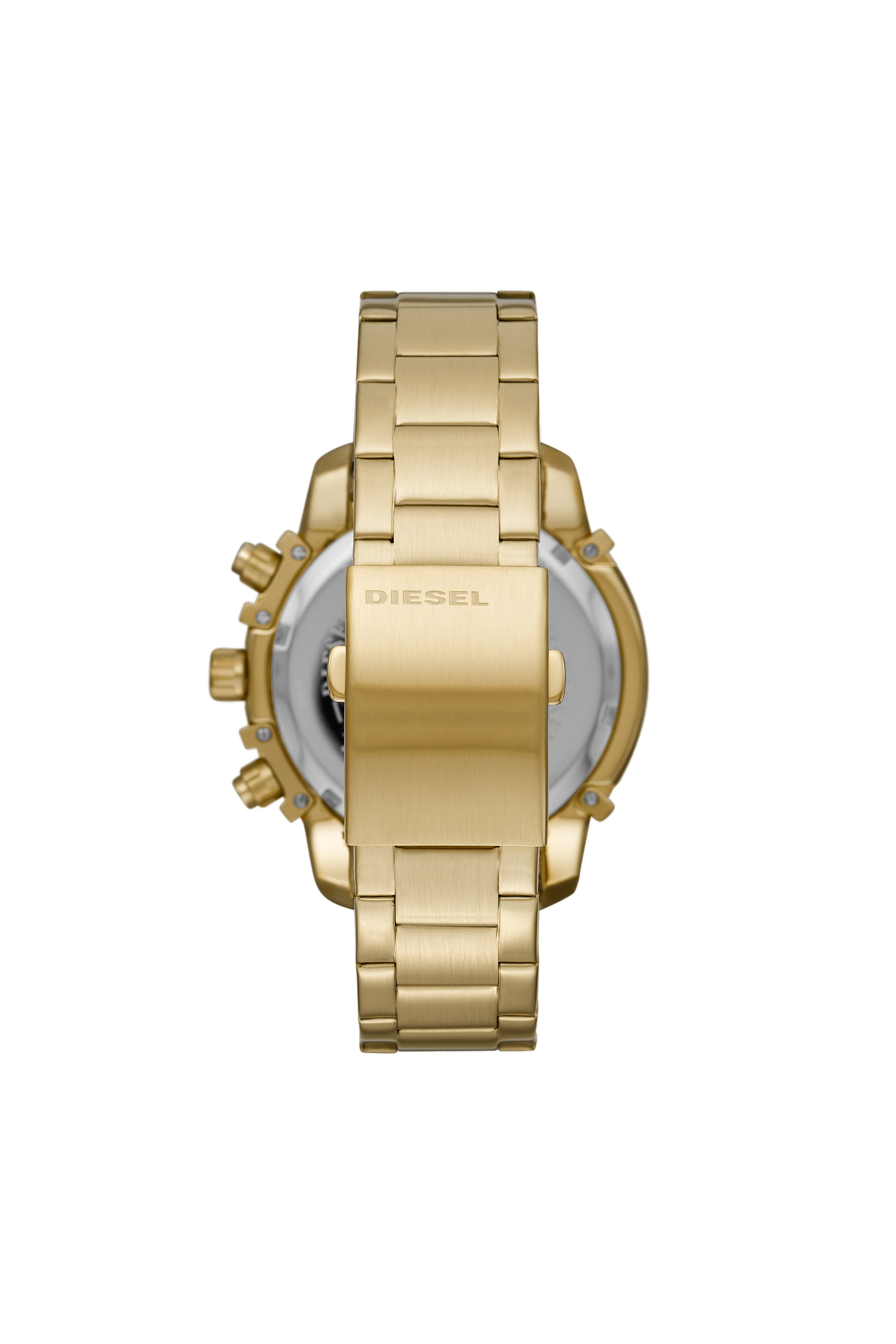 Diesel - DZ4522, Man's Griffed chronograph gold-tone stainless steel watch in Gold - 2