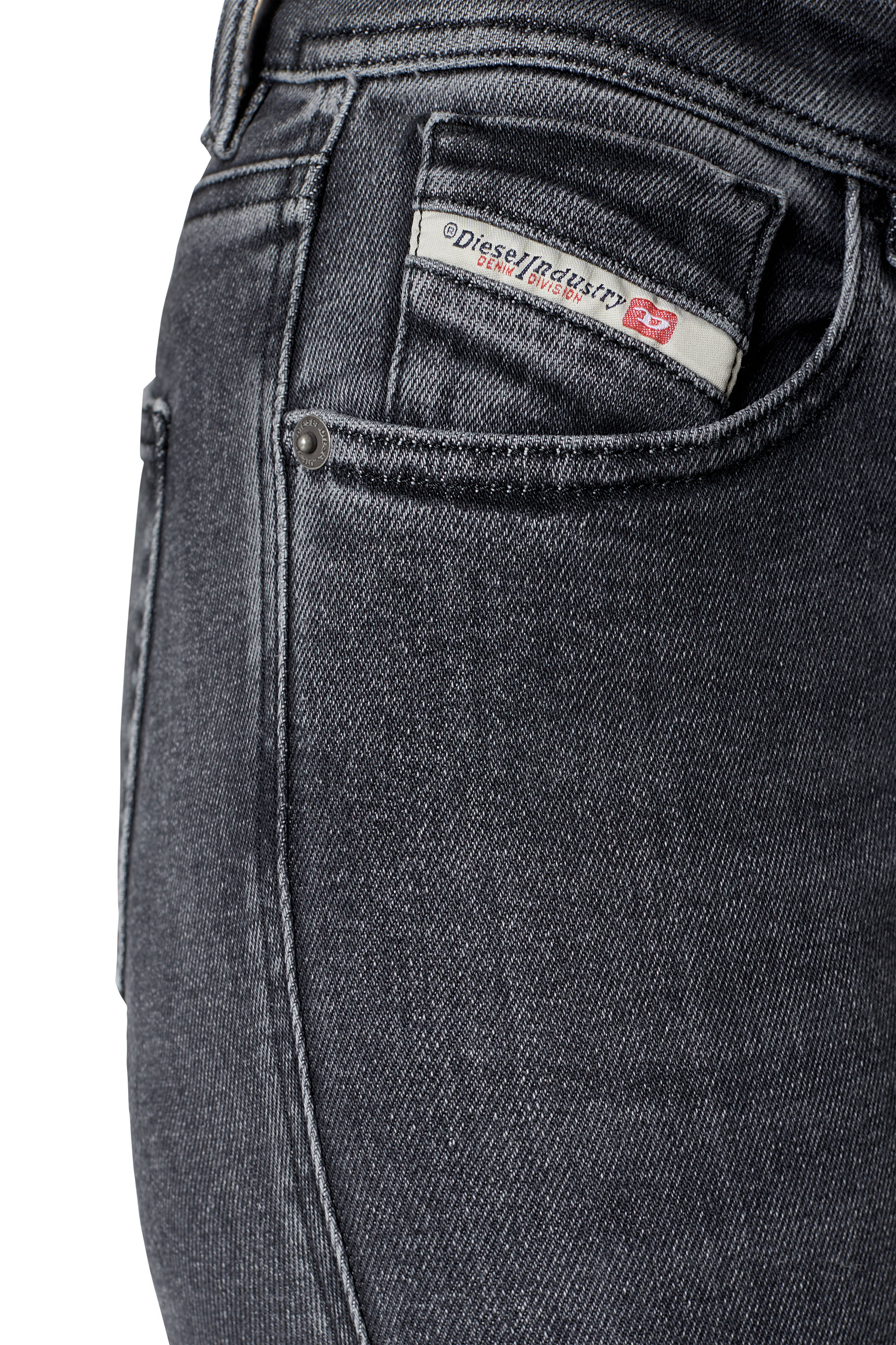 Diesel - Woman's Skinny Jeans 2017 Slandy 09D61, Black/Dark grey - 4