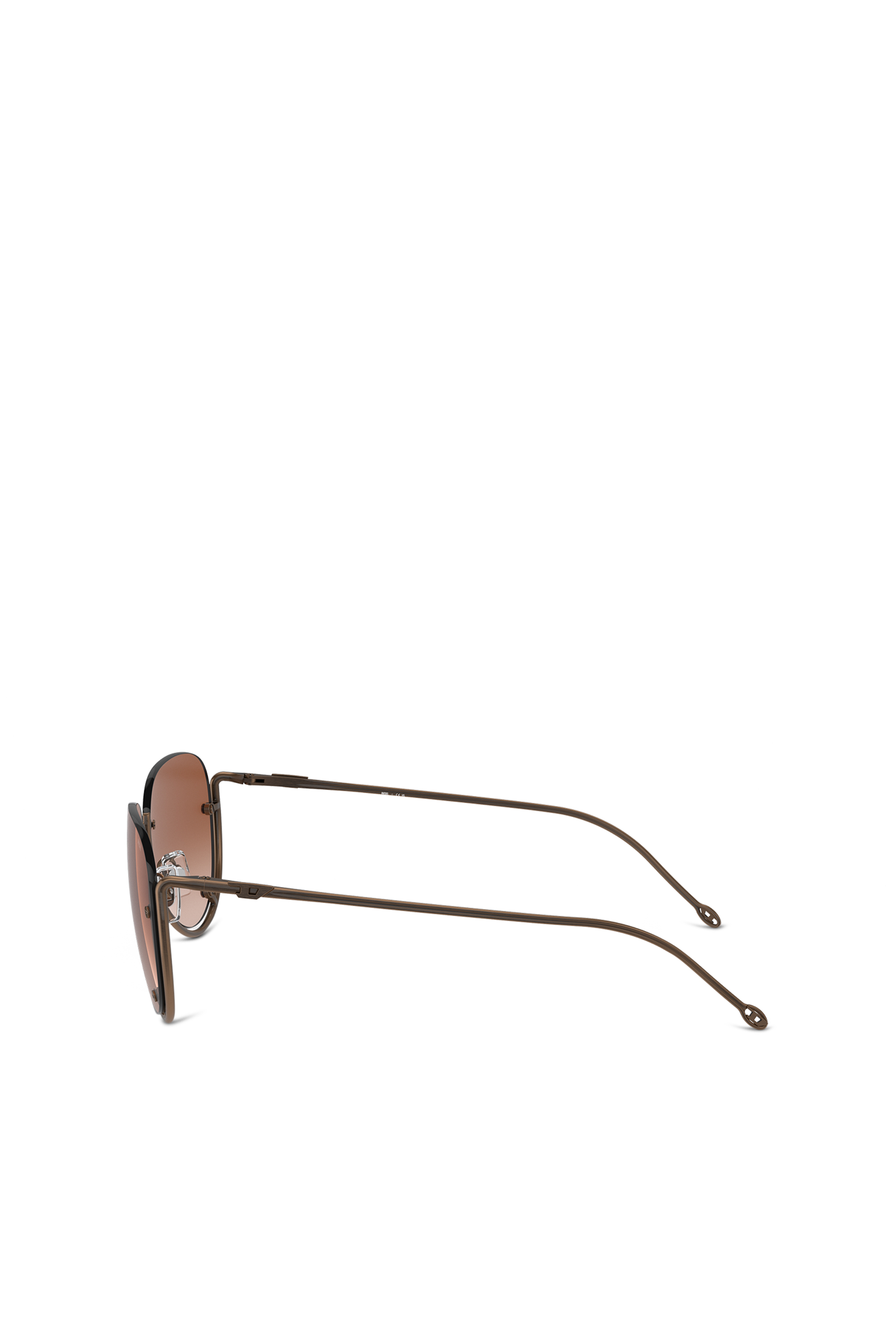 Diesel - 0DL1003, Unisex's Pilot model sunglasses in Bronze - 3