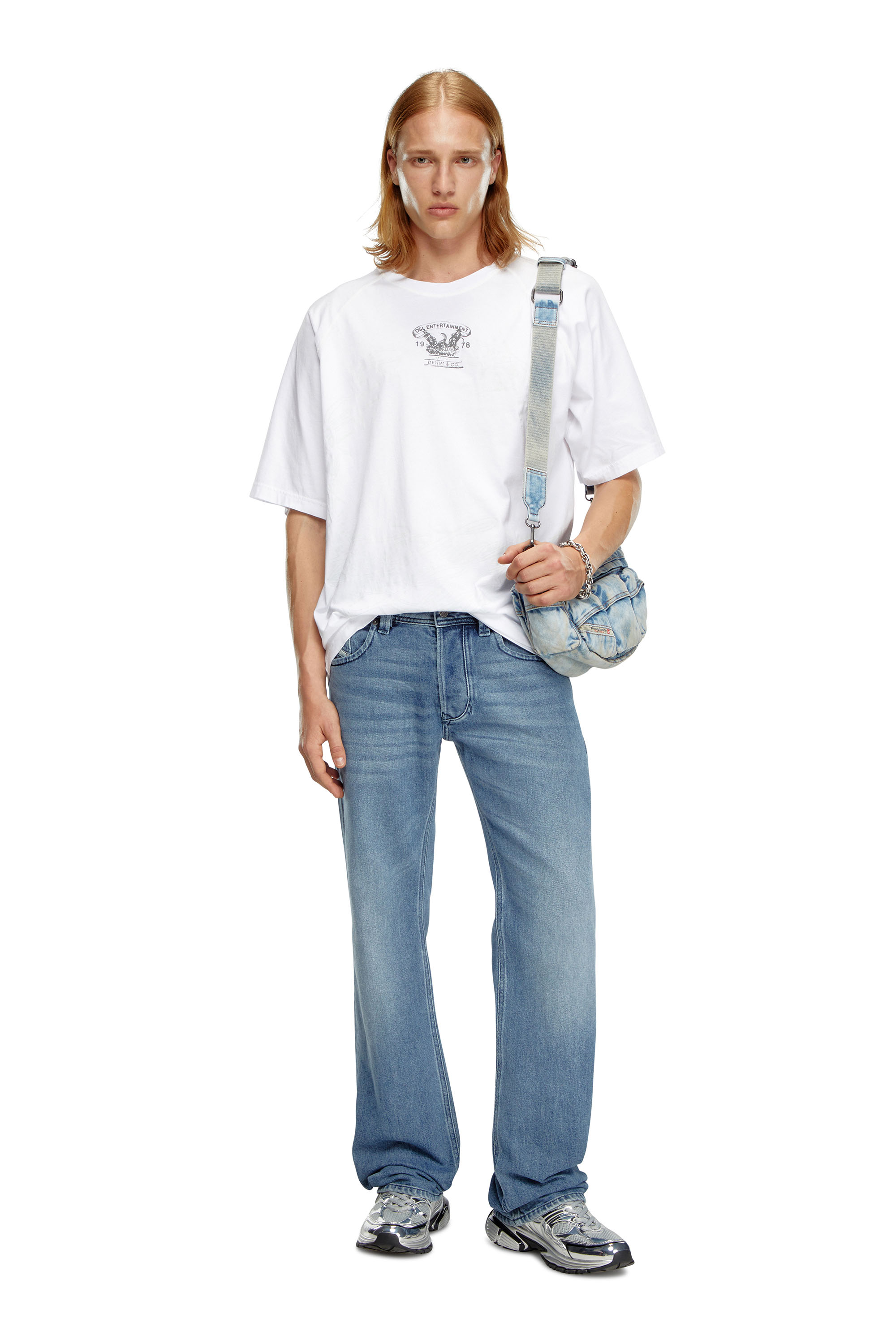 Diesel - Man's Regular Jeans 1985 Larkee 09H30, Medium blue - 2