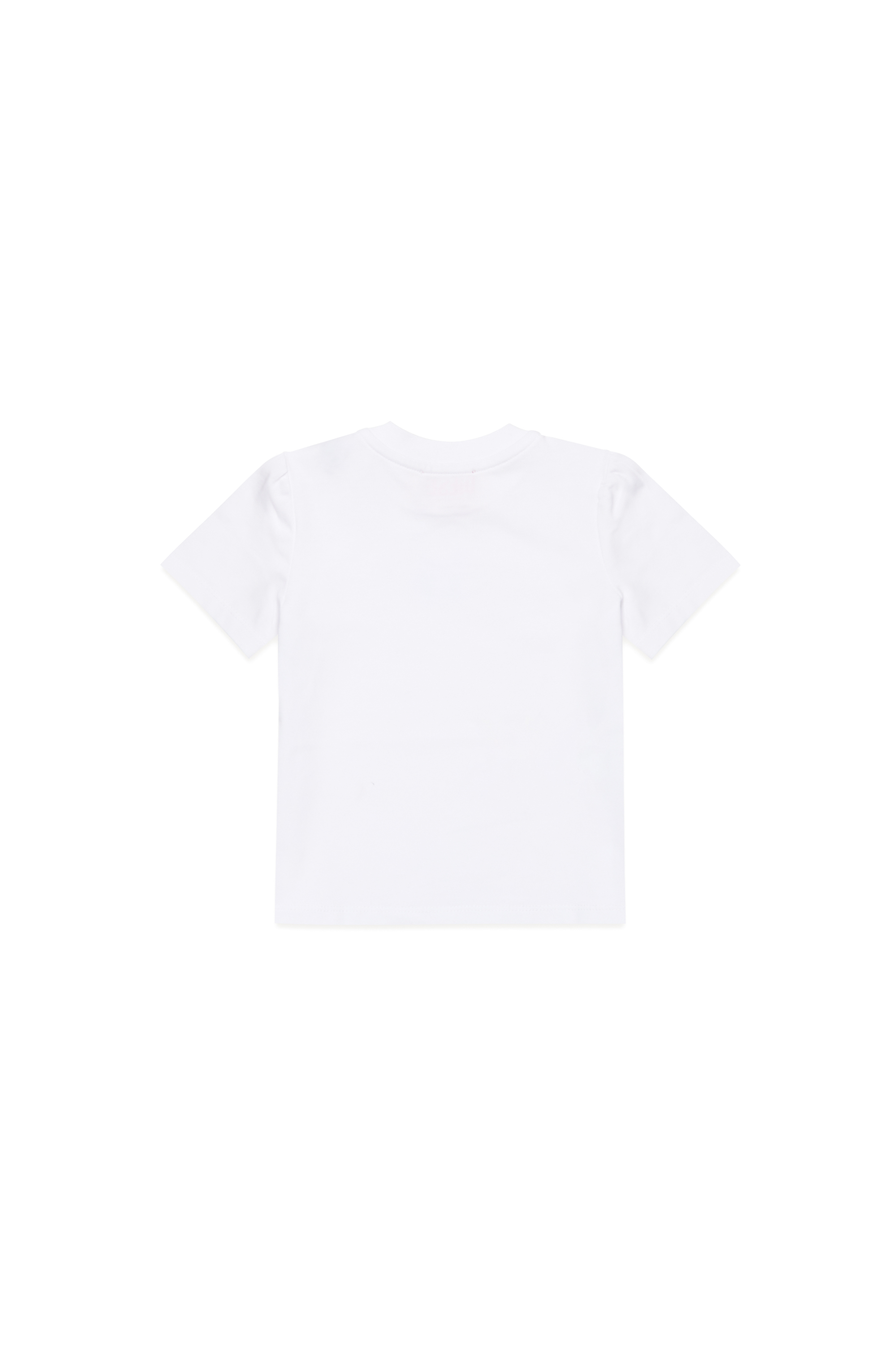 Diesel - TCIRTAB, Woman's T-shirt with crystal Oval D logo in White - 2