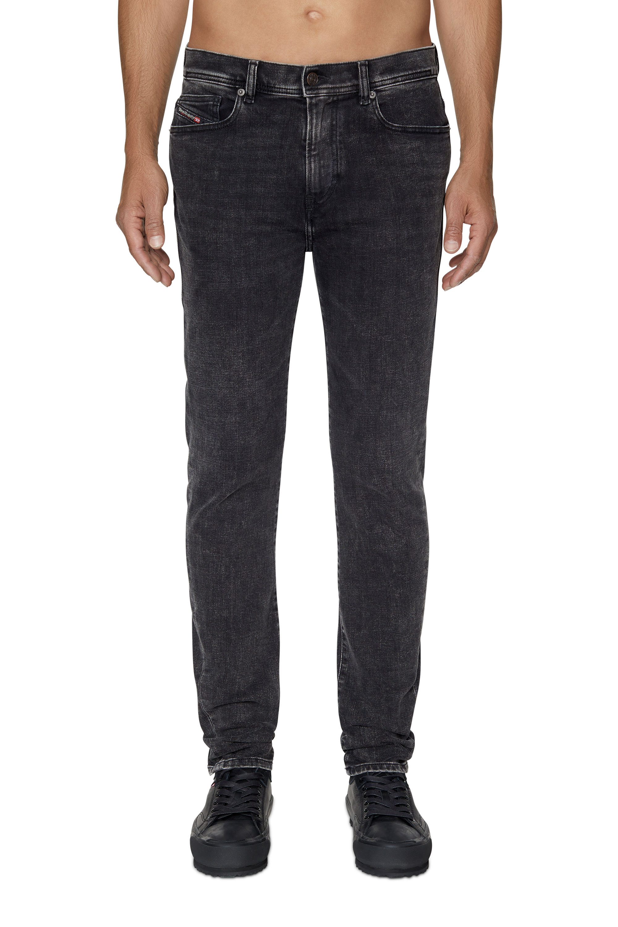 Diesel - Skinny Jeans 1983 D-Amny 09C22, Man's Skinny Jeans - 1983 D-Amny in Black/Dark grey - 1