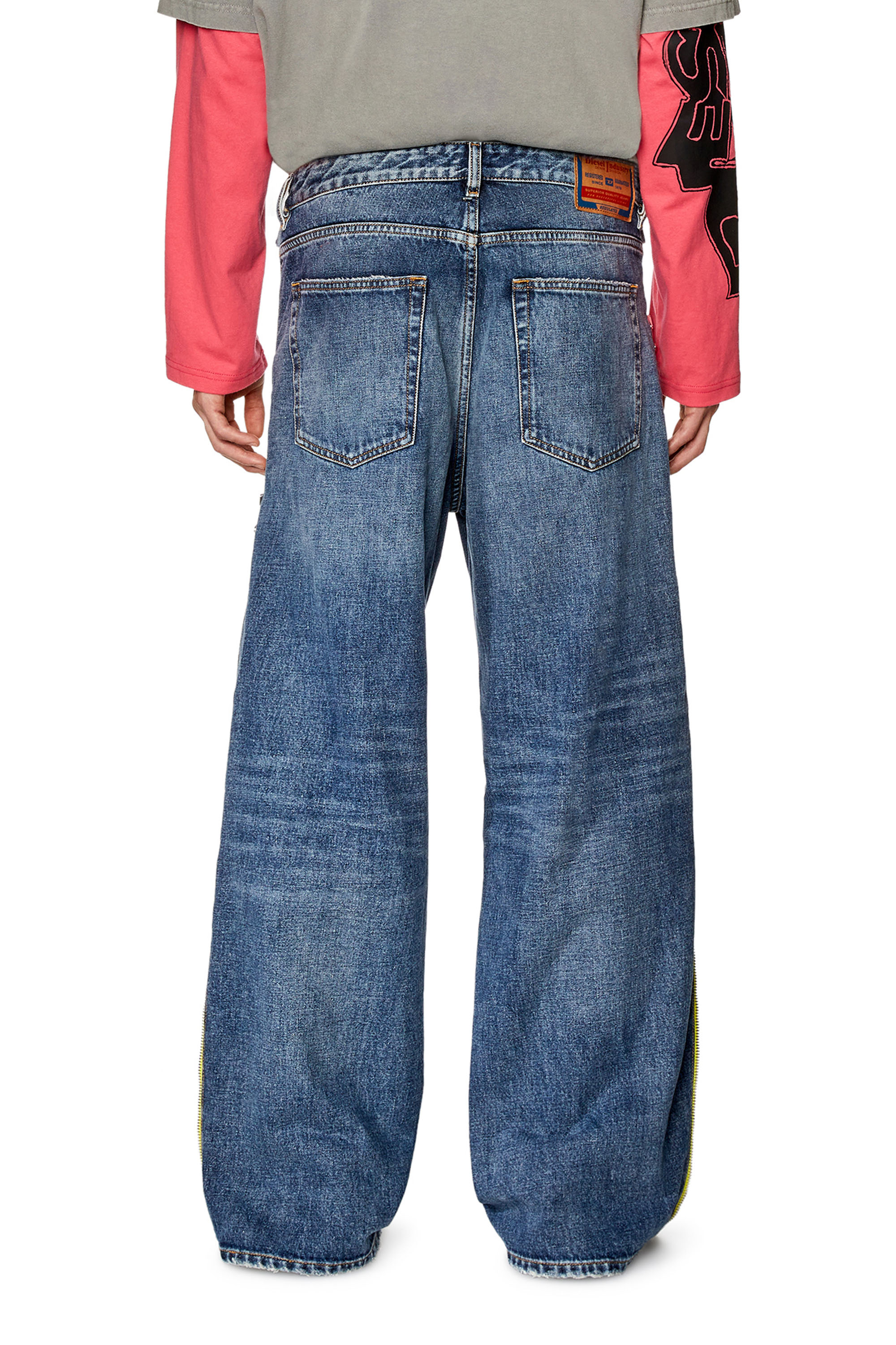 Diesel - Man's Straight Jeans D-Rise 007R9, Medium blue - 4