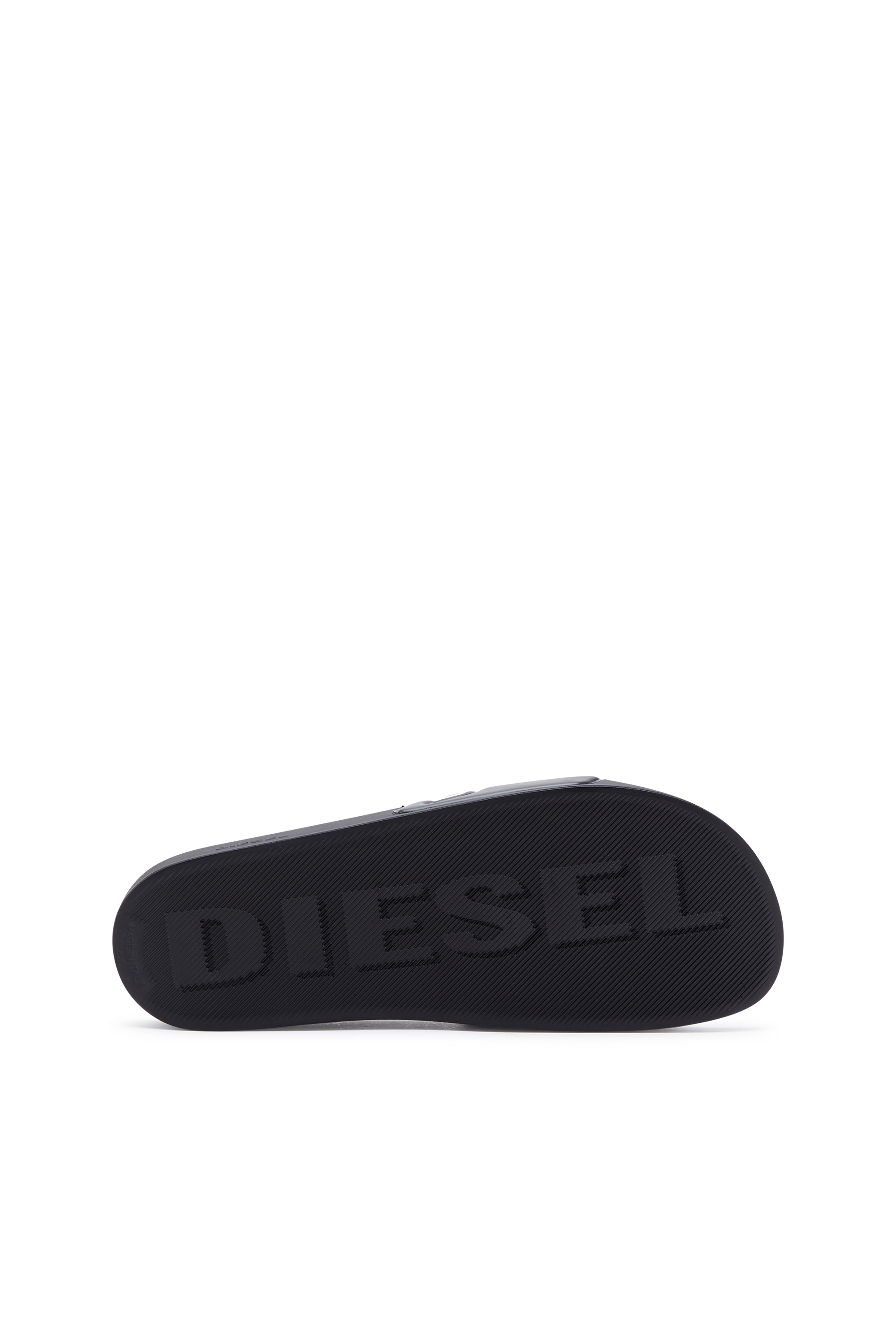 Diesel - SA-MAYEMI D, Man's Sa-Mayemi-Pool slides with embedded D logo in Black - 4