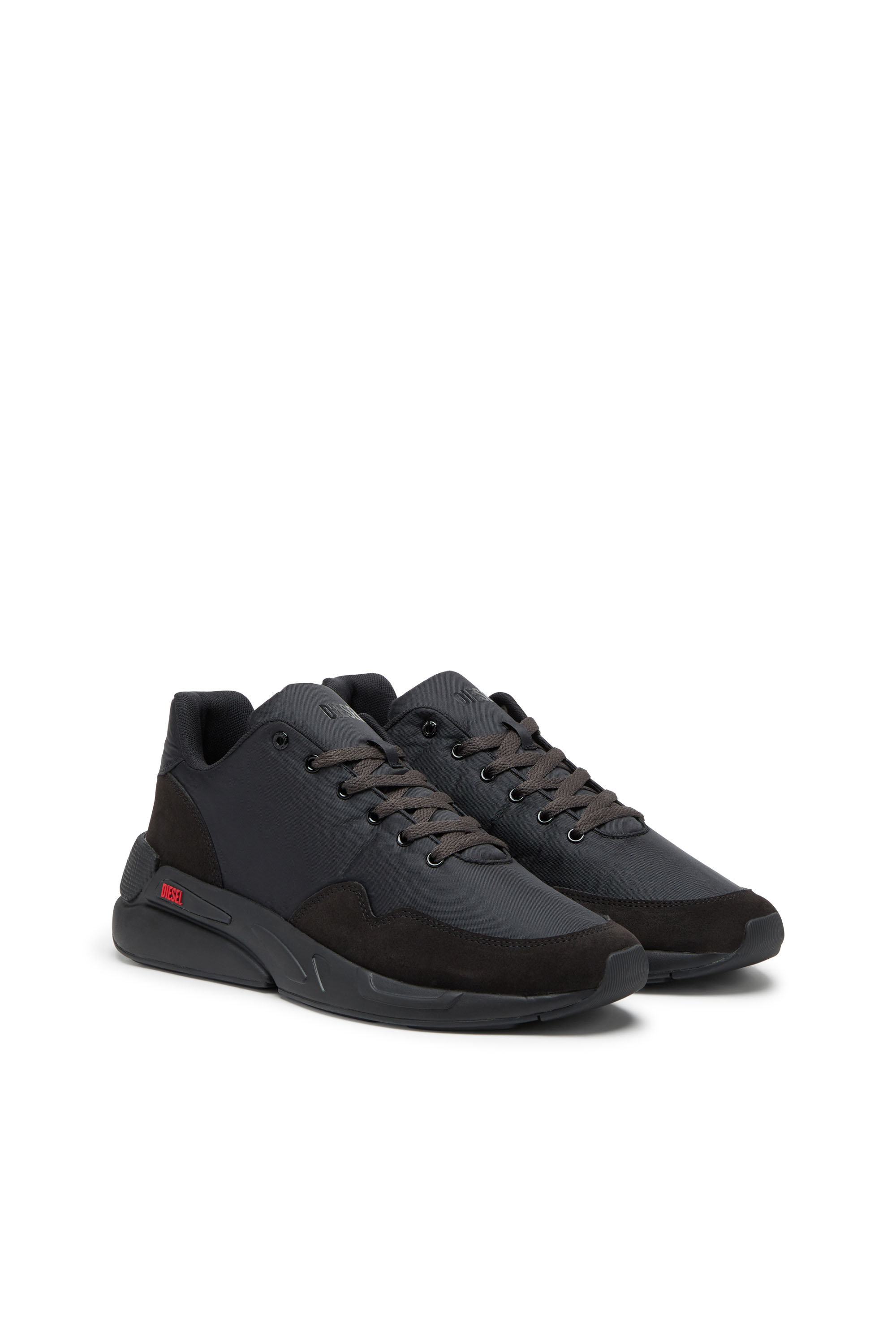 Diesel - S-SERENDIPITY LIGHT, Man's S-Serendipity-Sneakers in nylon and suede in Black - 2