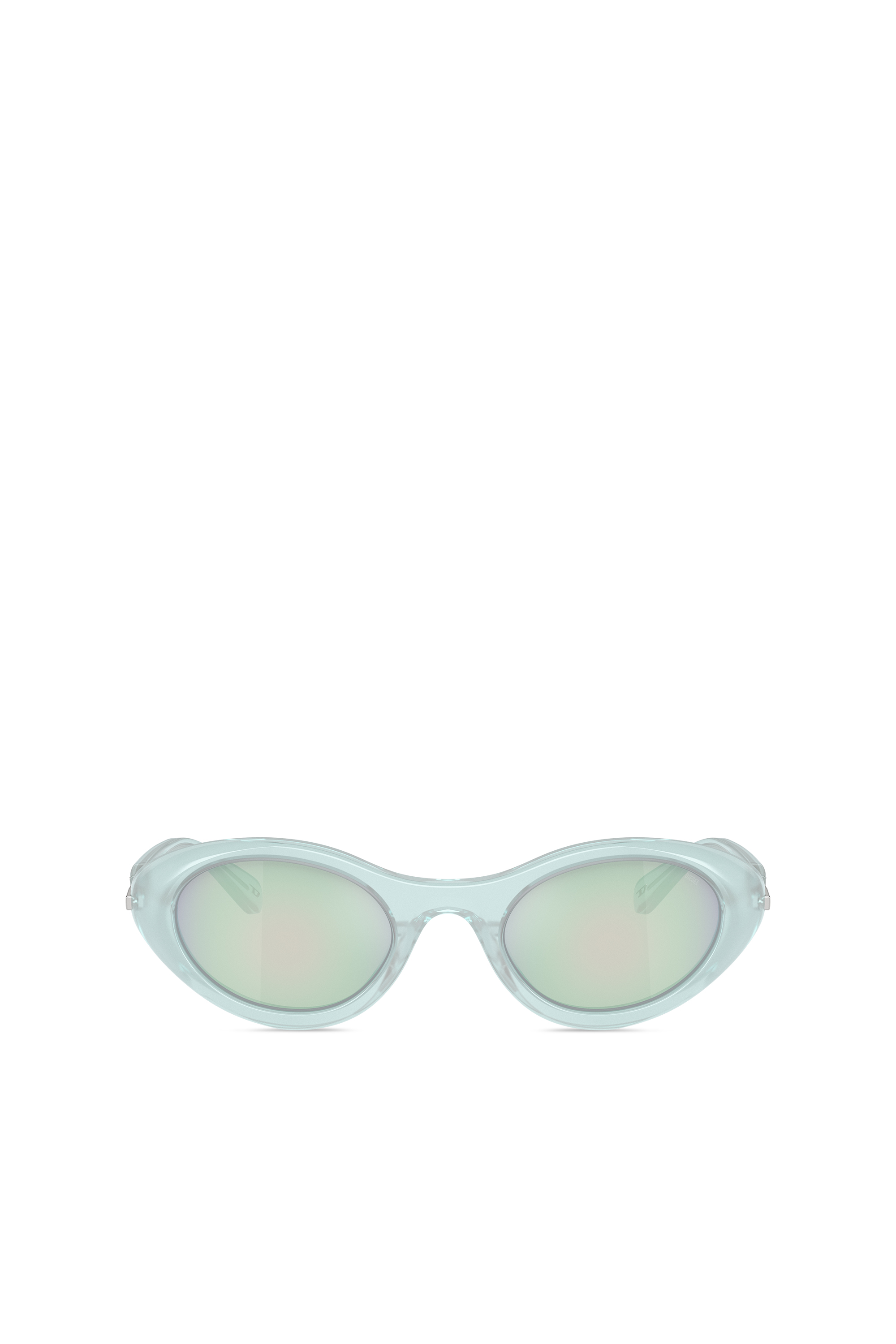 Diesel - 0DL2004, Unisex's Wrap-around shape sunglasses in Light Blue - 2
