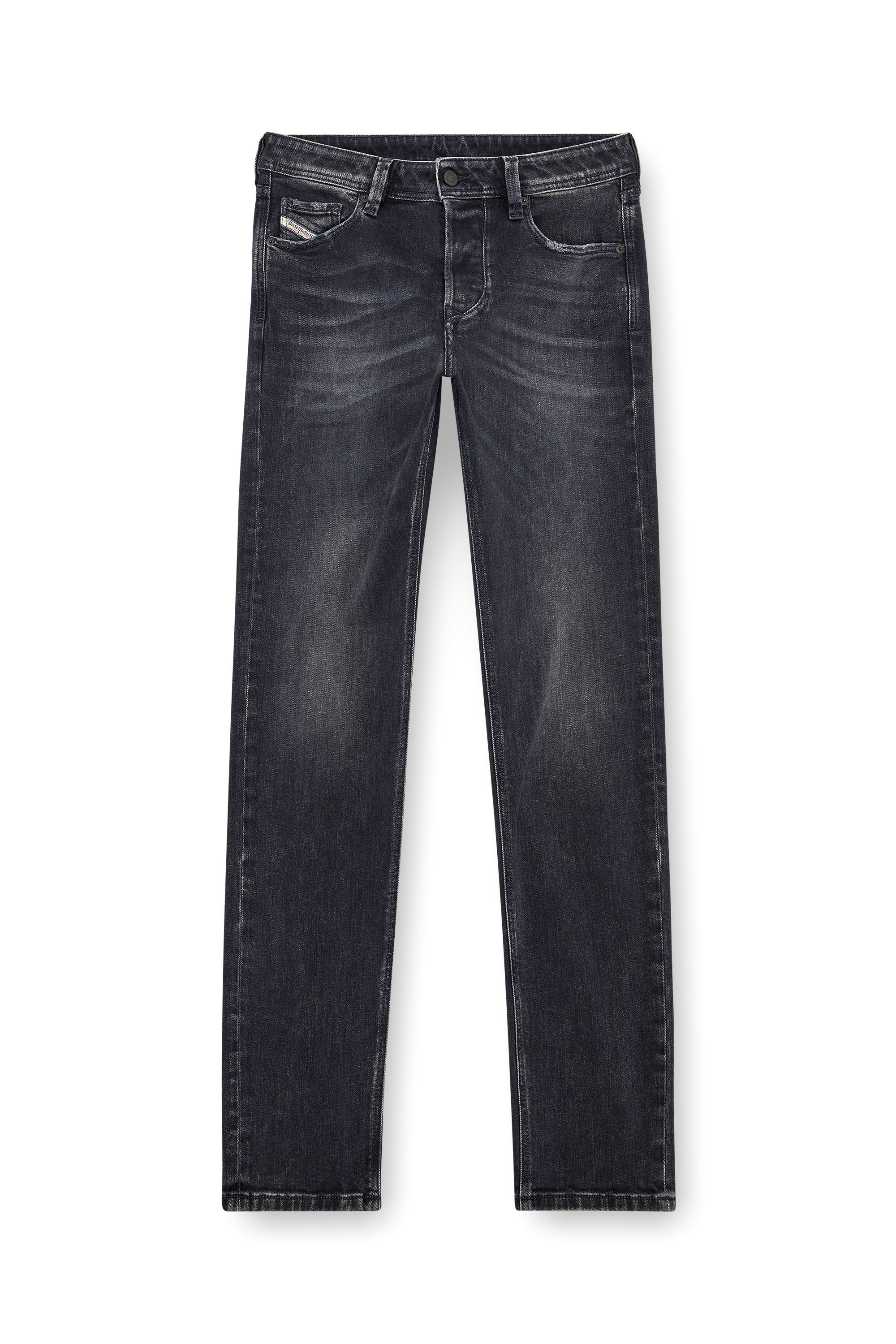 Diesel - Man's Regular Jeans 1986 Larkee-Beex 09K51, Black/Dark grey - 3
