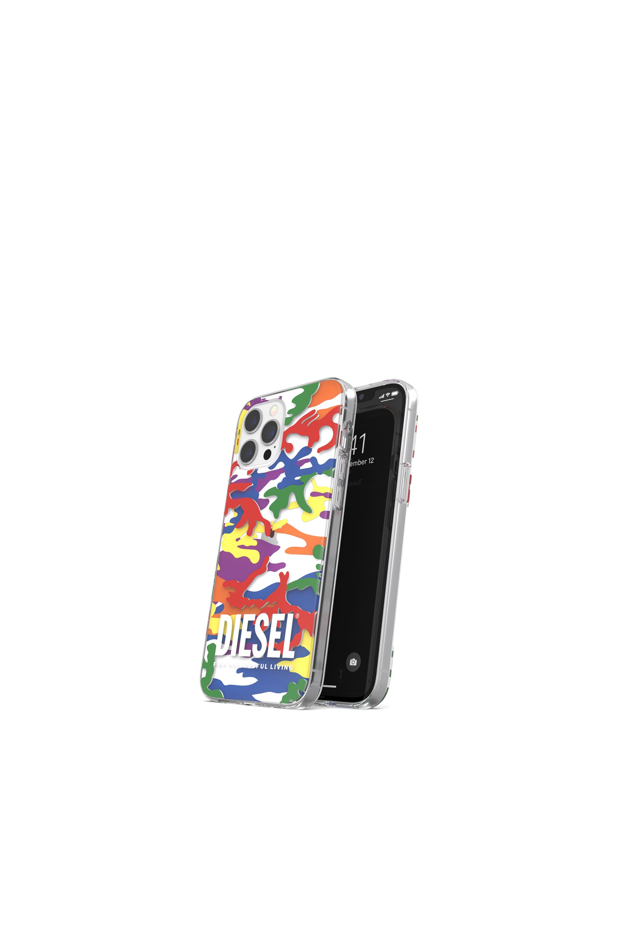 Diesel - 44333  STANDARD CASES, Unisex's Clear case Pride for iPhone 12 Pro Max in Multicolor - 3