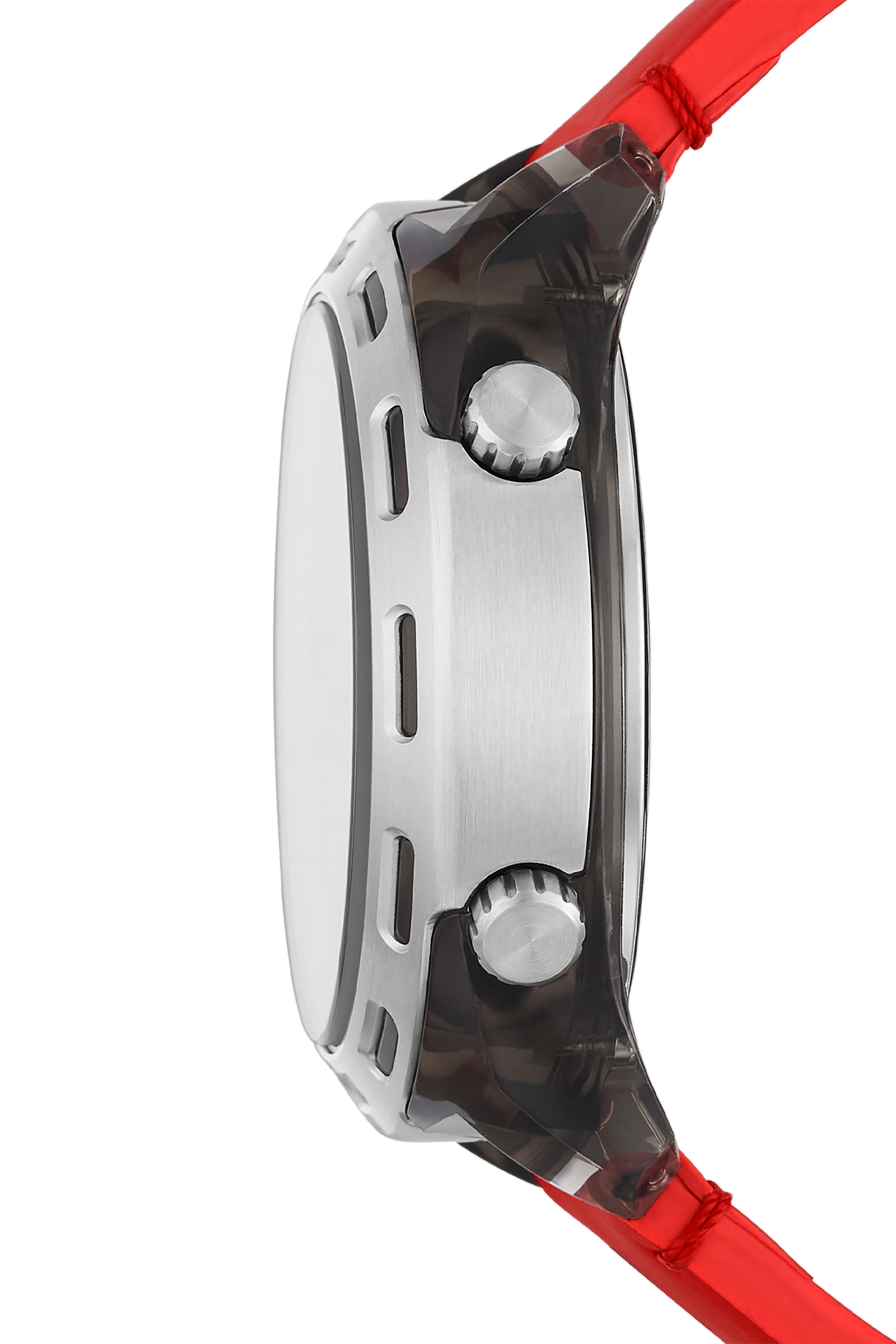 Diesel - DZ1937, Man's Limited-edition Crusher digital orange thermochromic watch in Red - 3