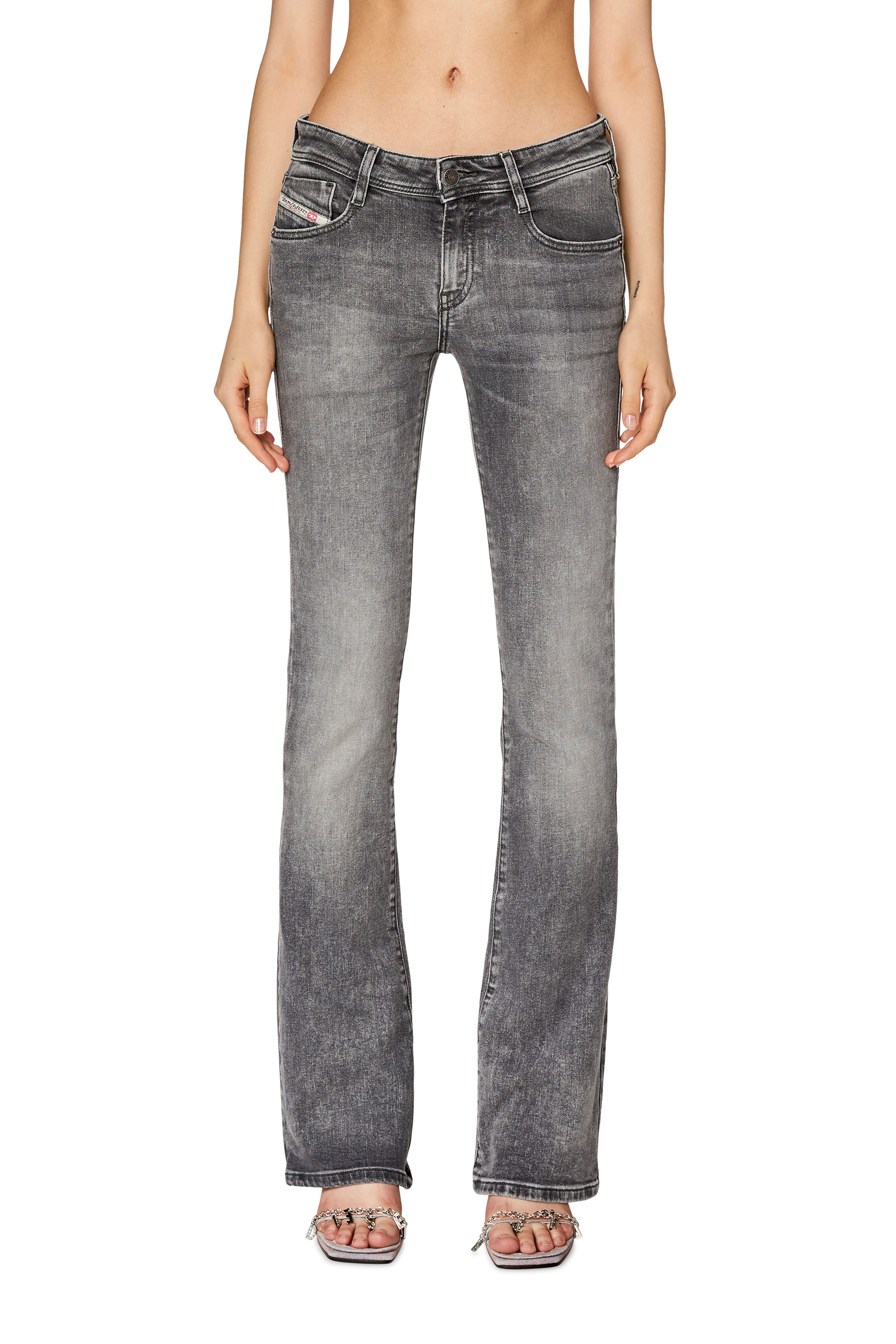 Diesel - Bootcut and Flare Jeans 1969 D-Ebbey 0ENAQ, Woman's Bootcut and Flare Jeans - 1969 D-Ebbey in Grey - 1