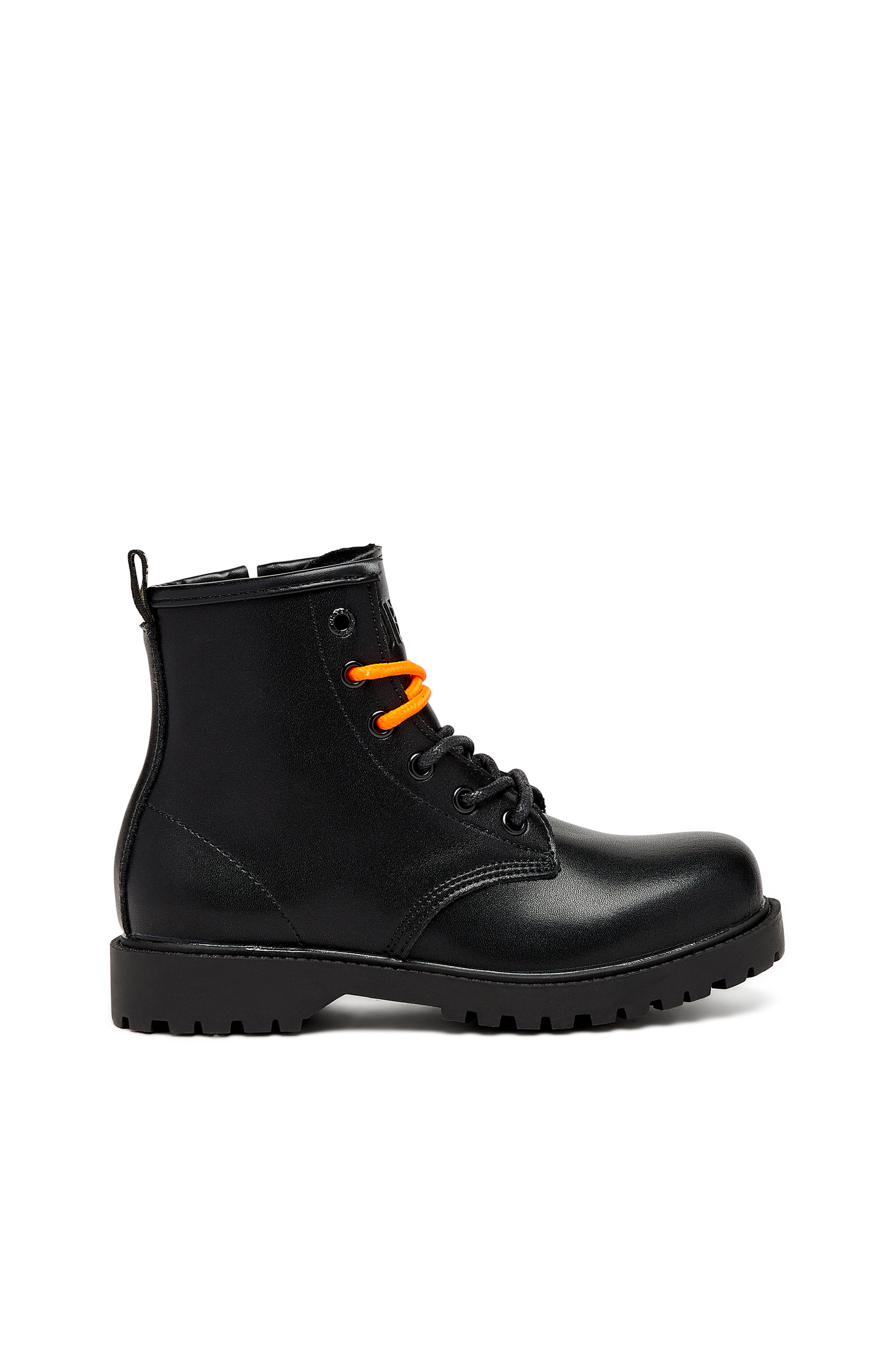 Diesel - LC BOOT CH, Unisex's Combat boots in nubuck leather in Black - 1