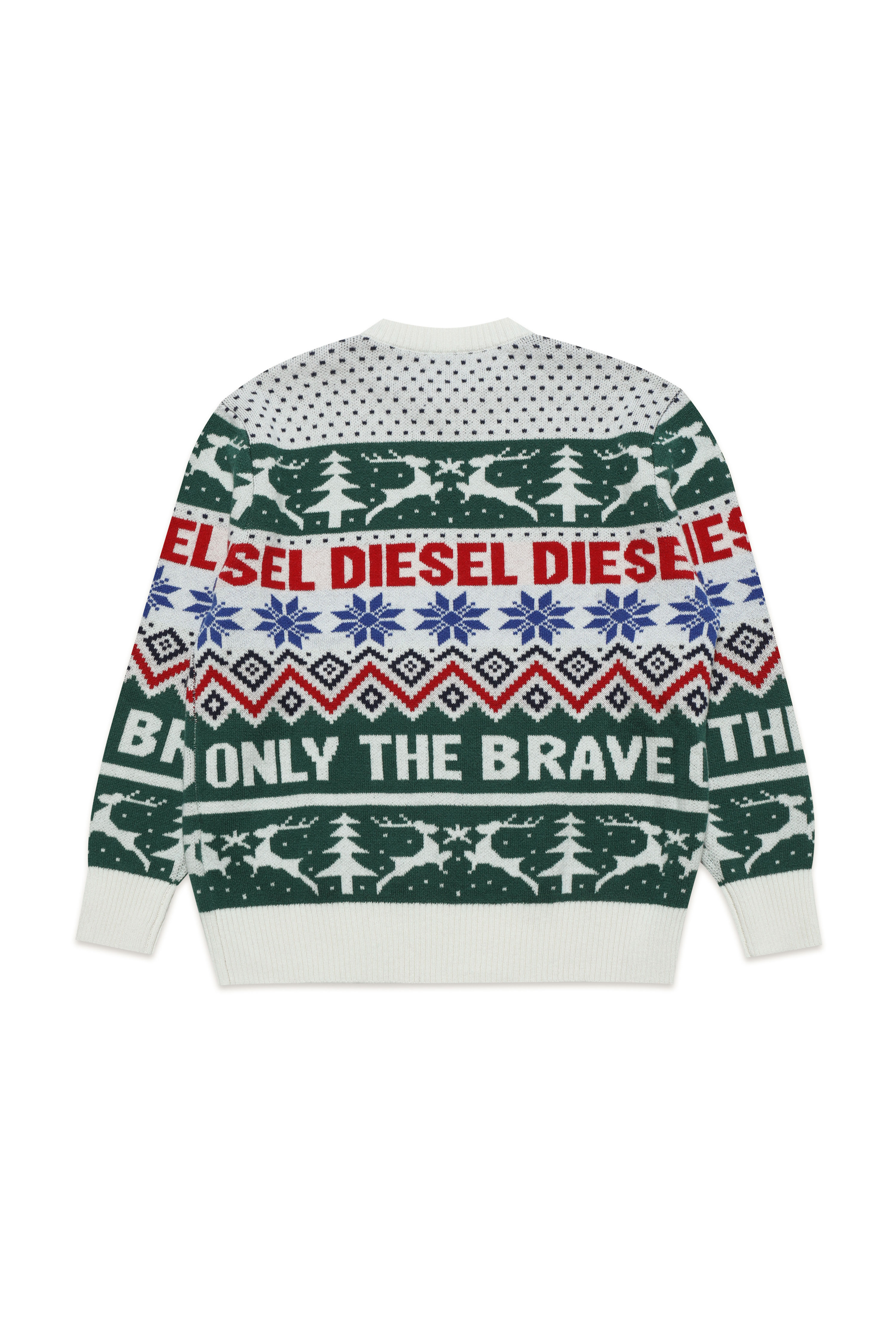 Diesel - KERRY CHR OVER, Unisex's Christmas jumper in wool blend in Multicolor - 2