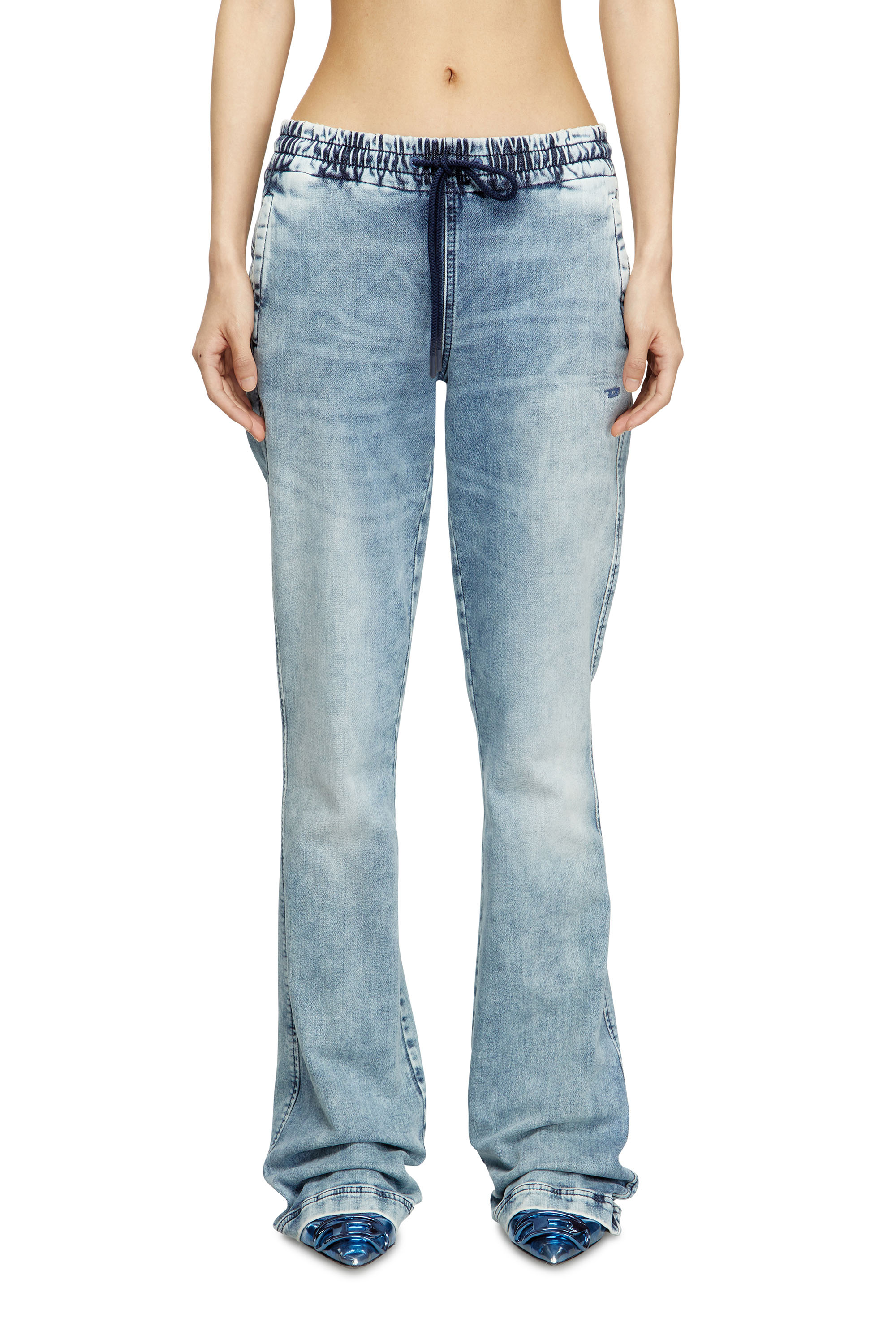 Diesel - Woman's Bootcut 2069 D-Ebbey Joggjeans® 09M32, Light Blue - 1